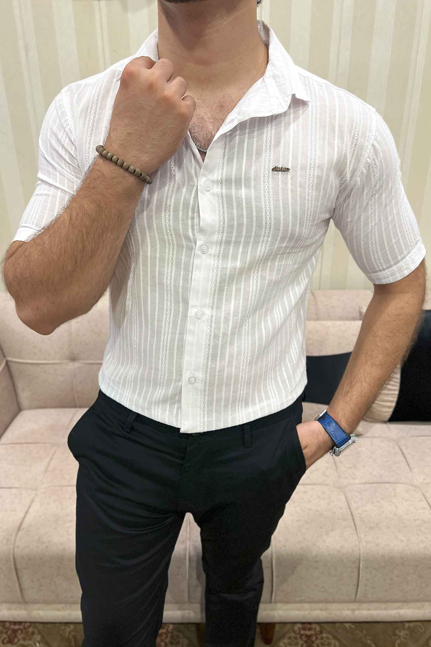 Turbo Textured Champ Casual Shirt - Image 19