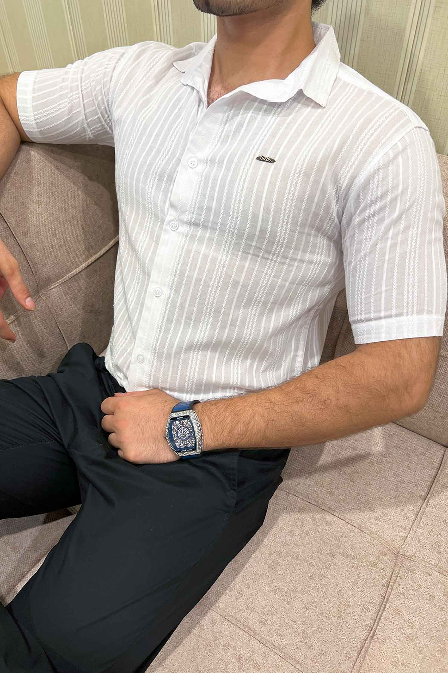 Turbo Textured Champ Casual Shirt - Image 20