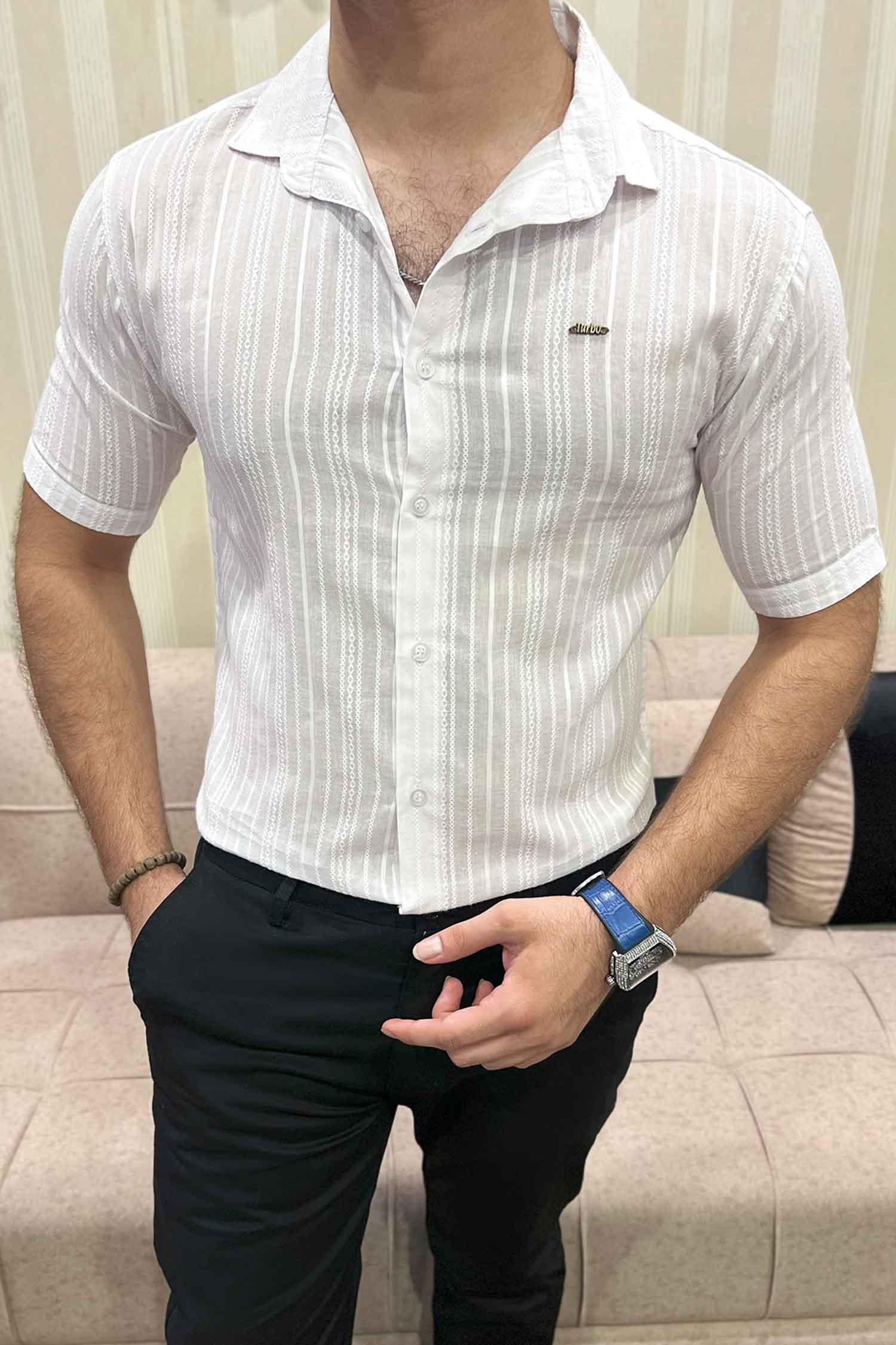 Turbo Textured Champ Casual Shirt - Image 21