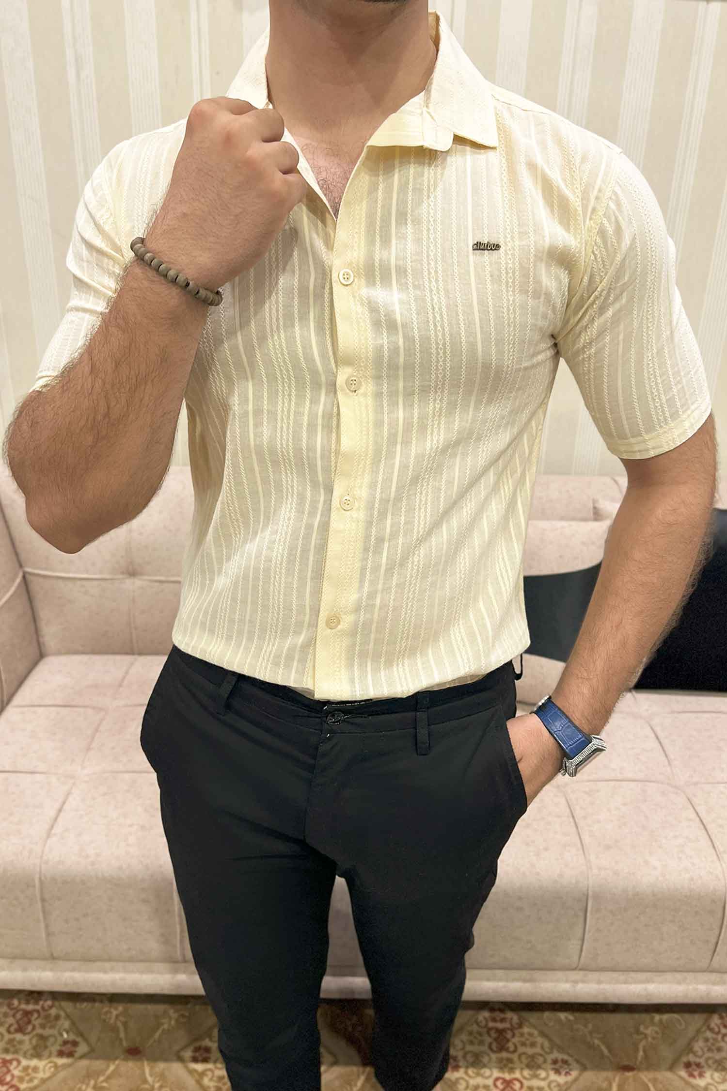 Turbo Textured Champ Casual Shirt - Image 5