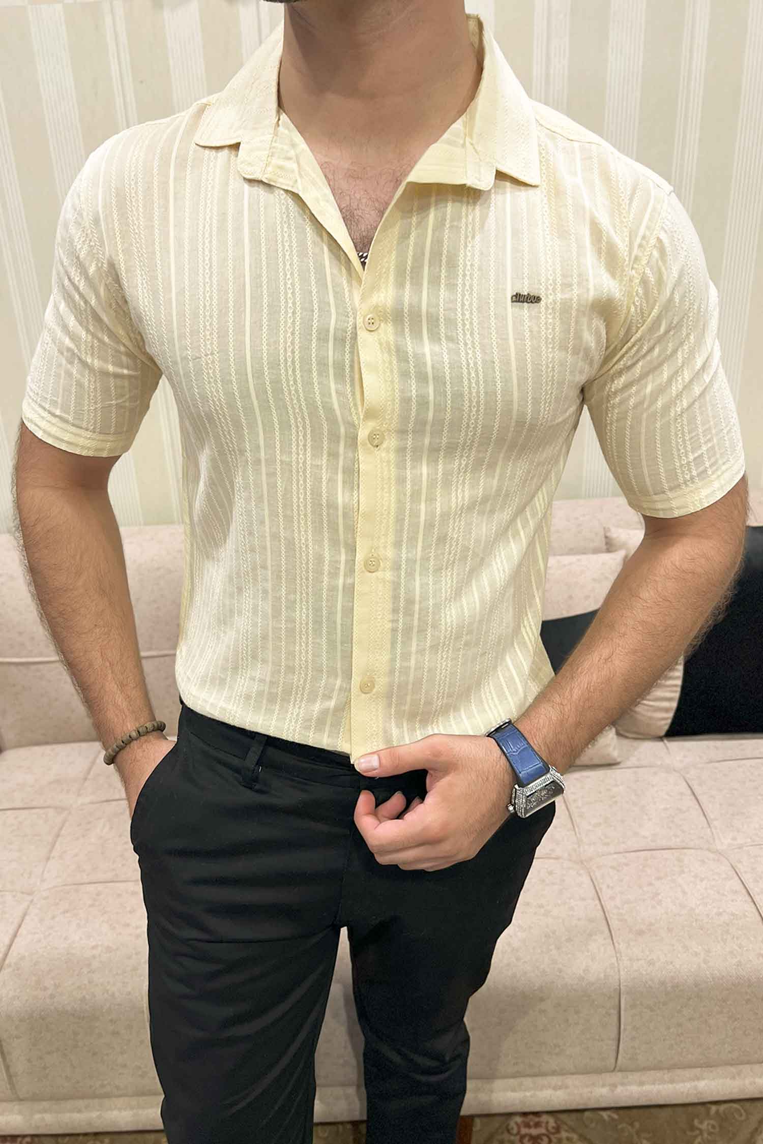 Turbo Textured Champ Casual Shirt - Image 7
