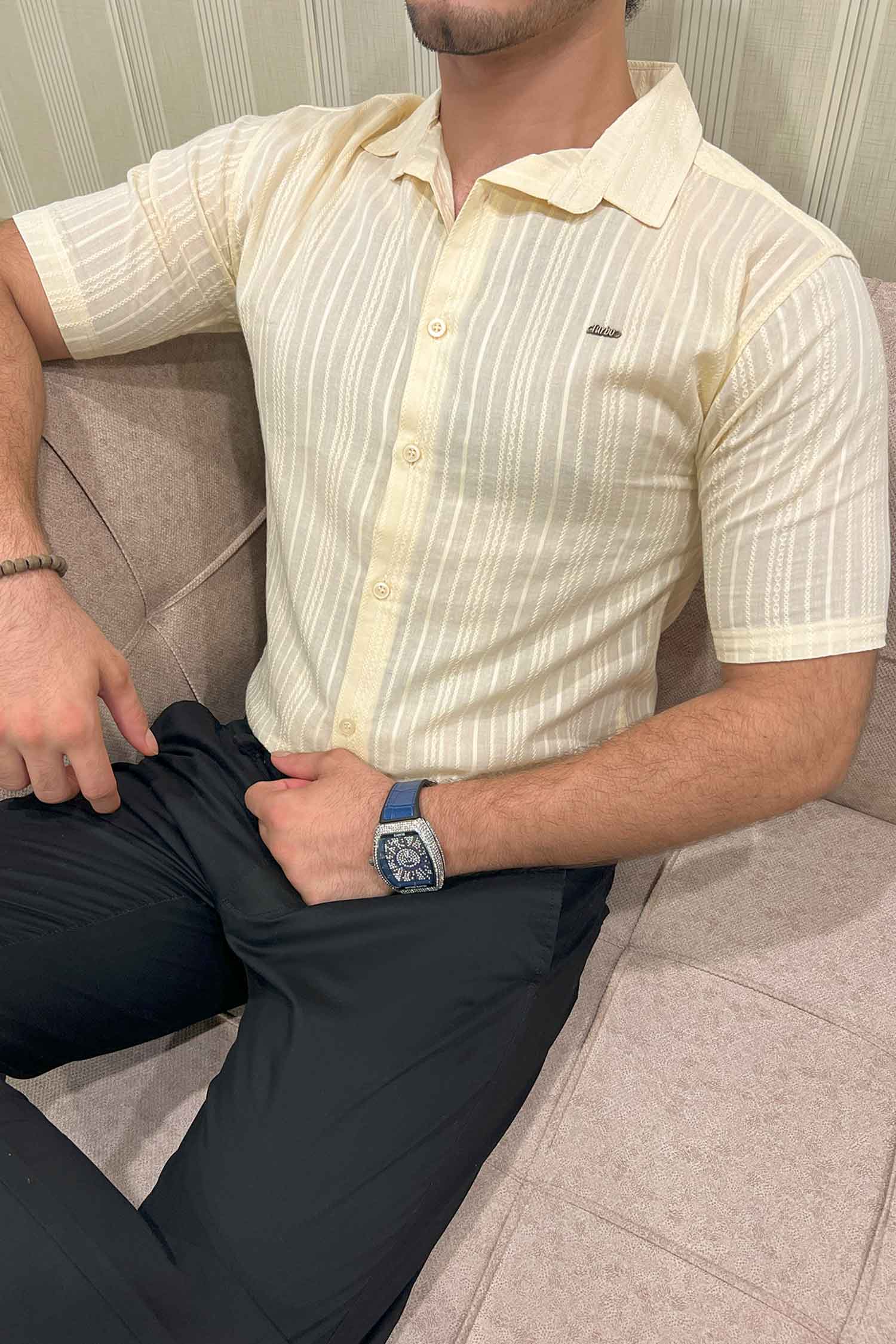 Turbo Textured Champ Casual Shirt - Image 8