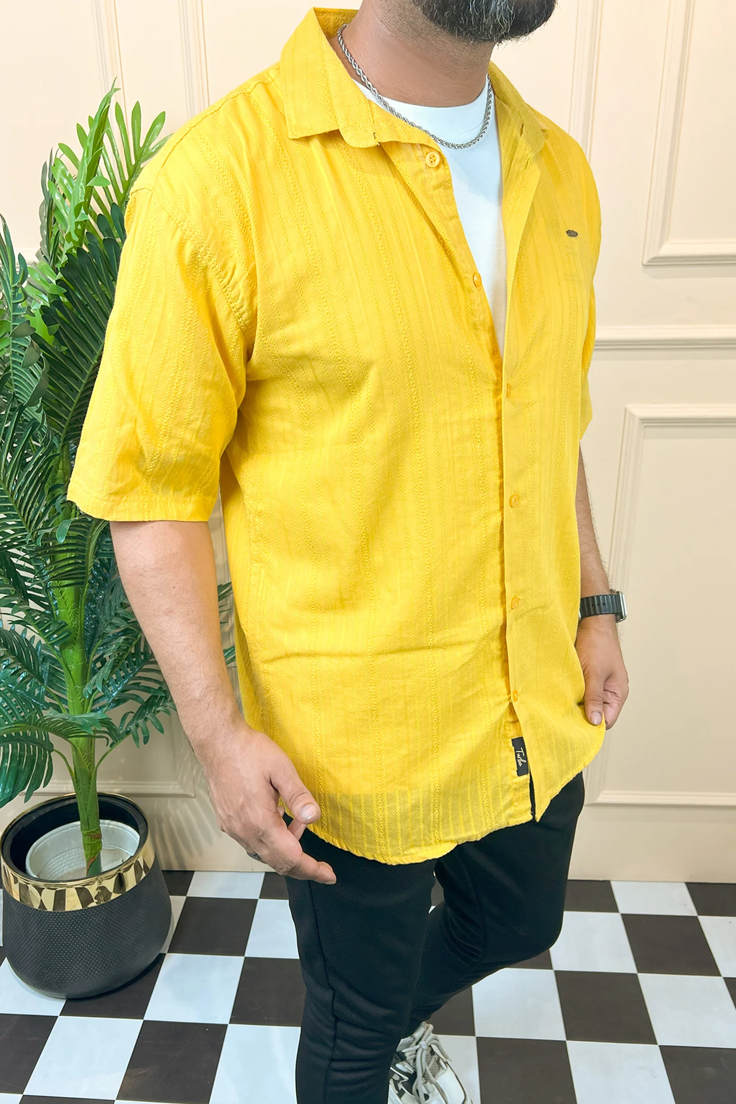 Turbo Textured Champ Casual Shirt - Image 5