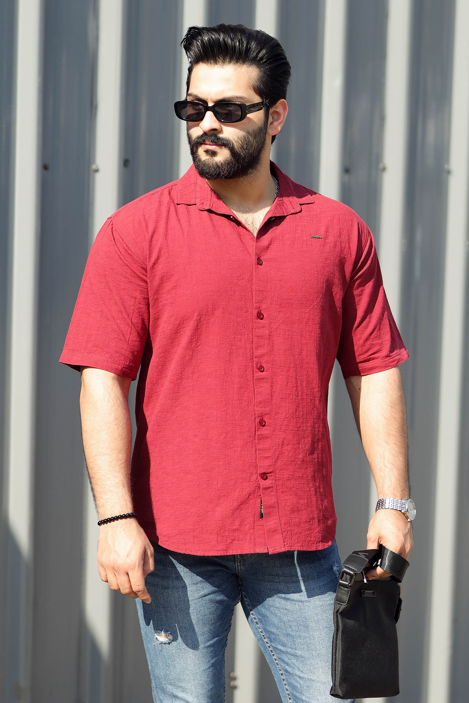 Turbo Textured Relaxed Fit Casual Shirt - Image 17