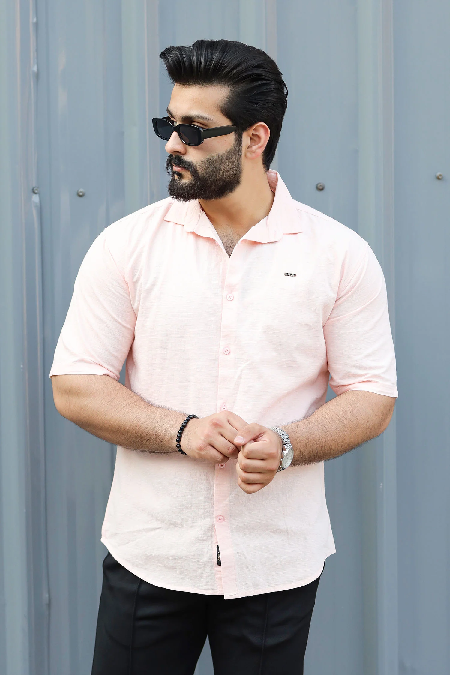 Turbo Textured Relaxed Fit Casual Shirt - Image 5
