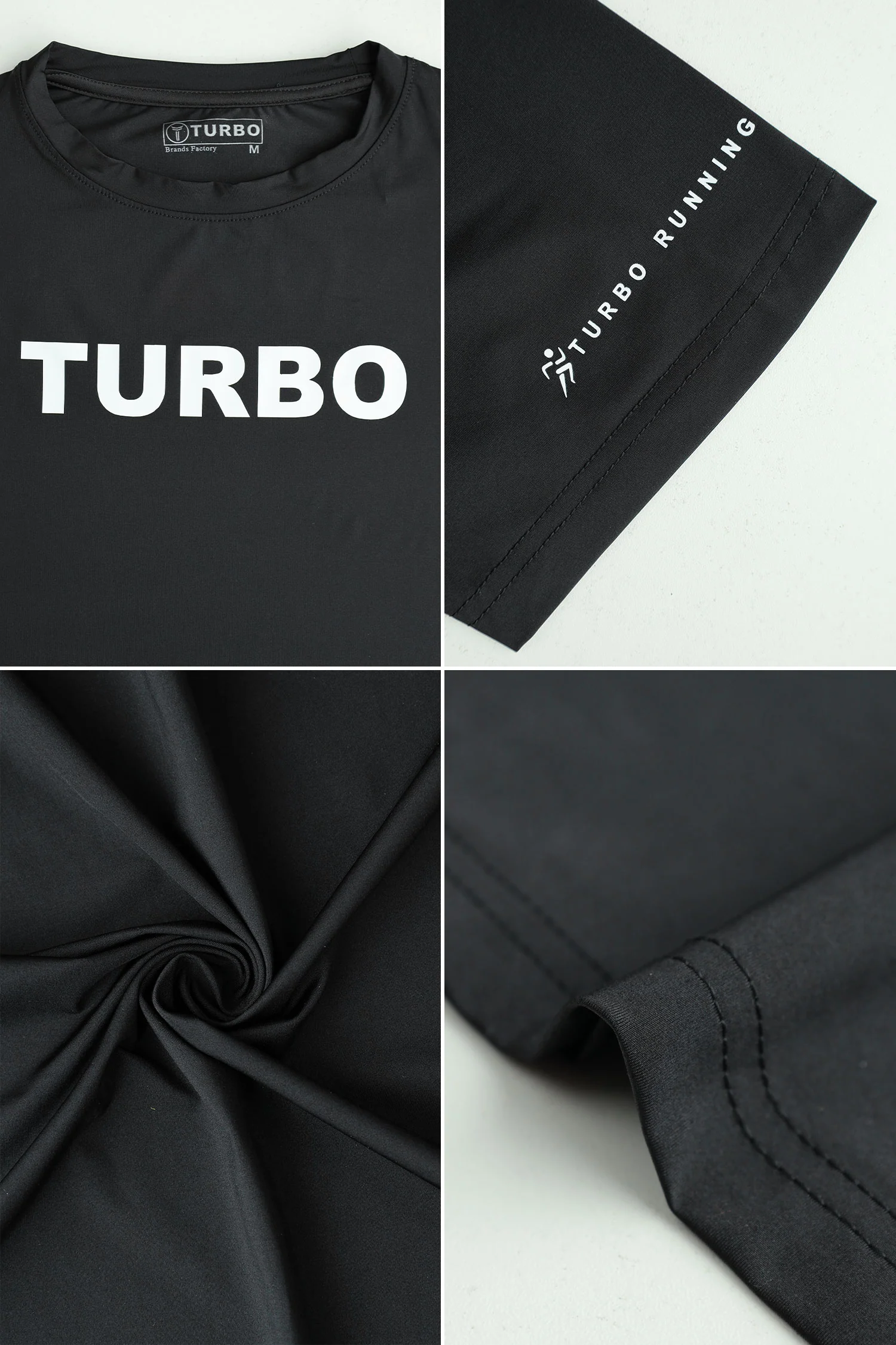 Turbo 'The Running Club' Performance Dry-Fit Tee - Image 3