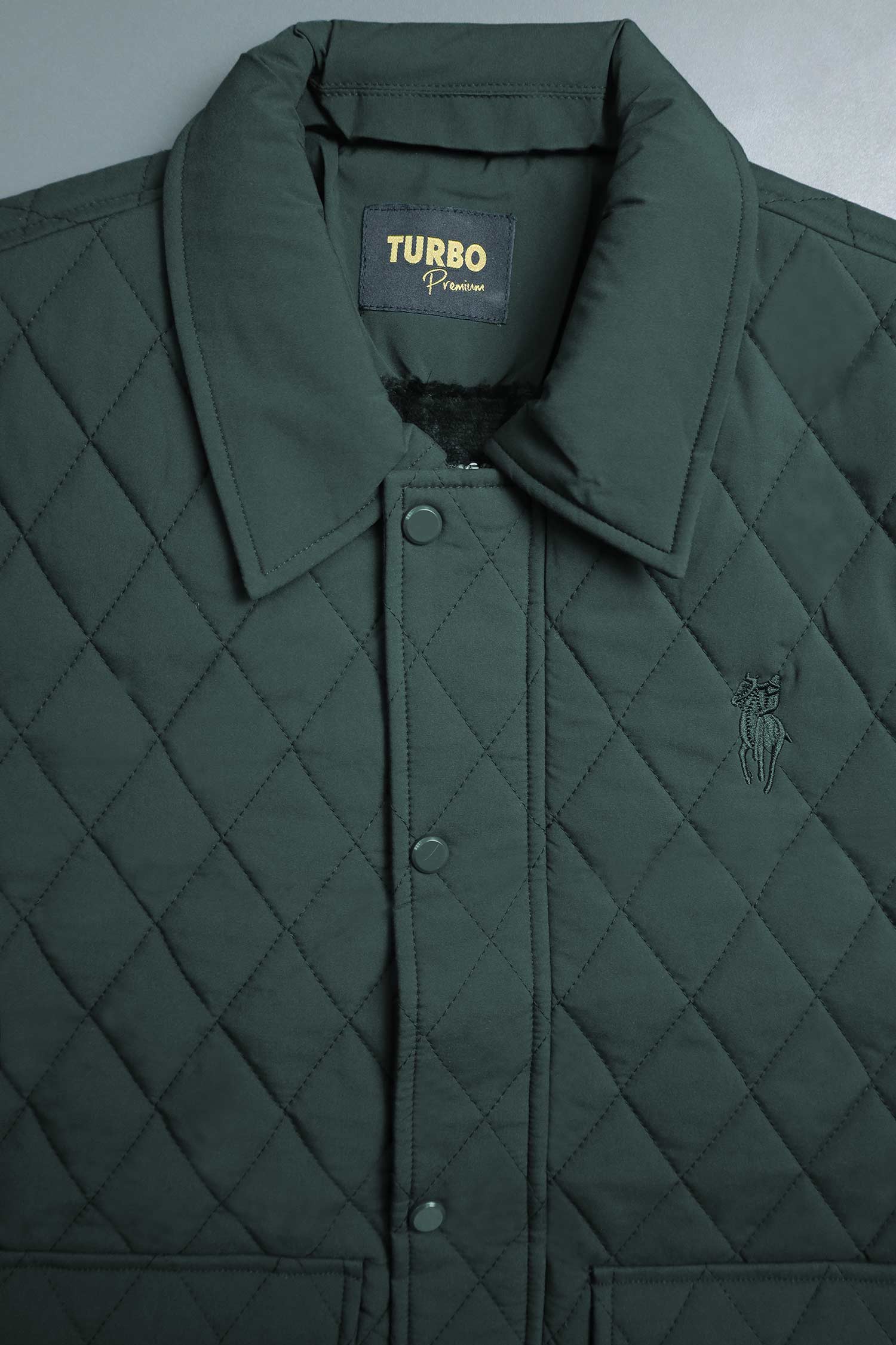 Turbo Thread Motive Quilted Puffer Jacket - Image 18