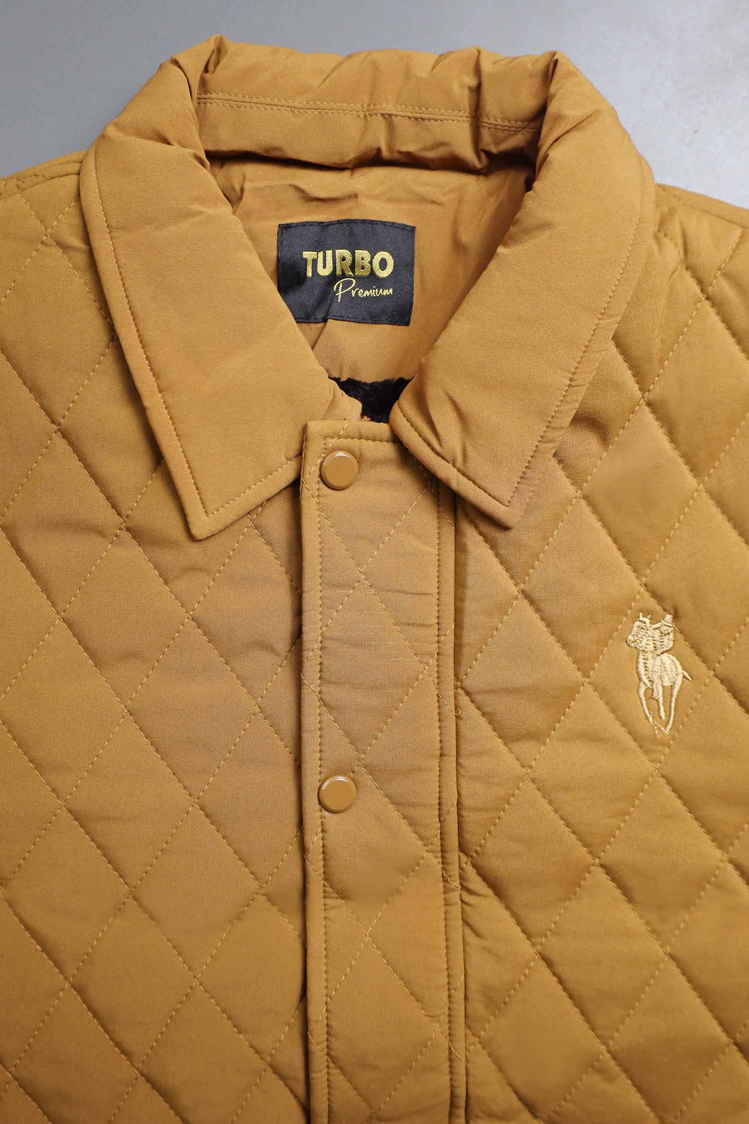 Turbo Thread Motive Quilted Puffer Jacket - Image 3