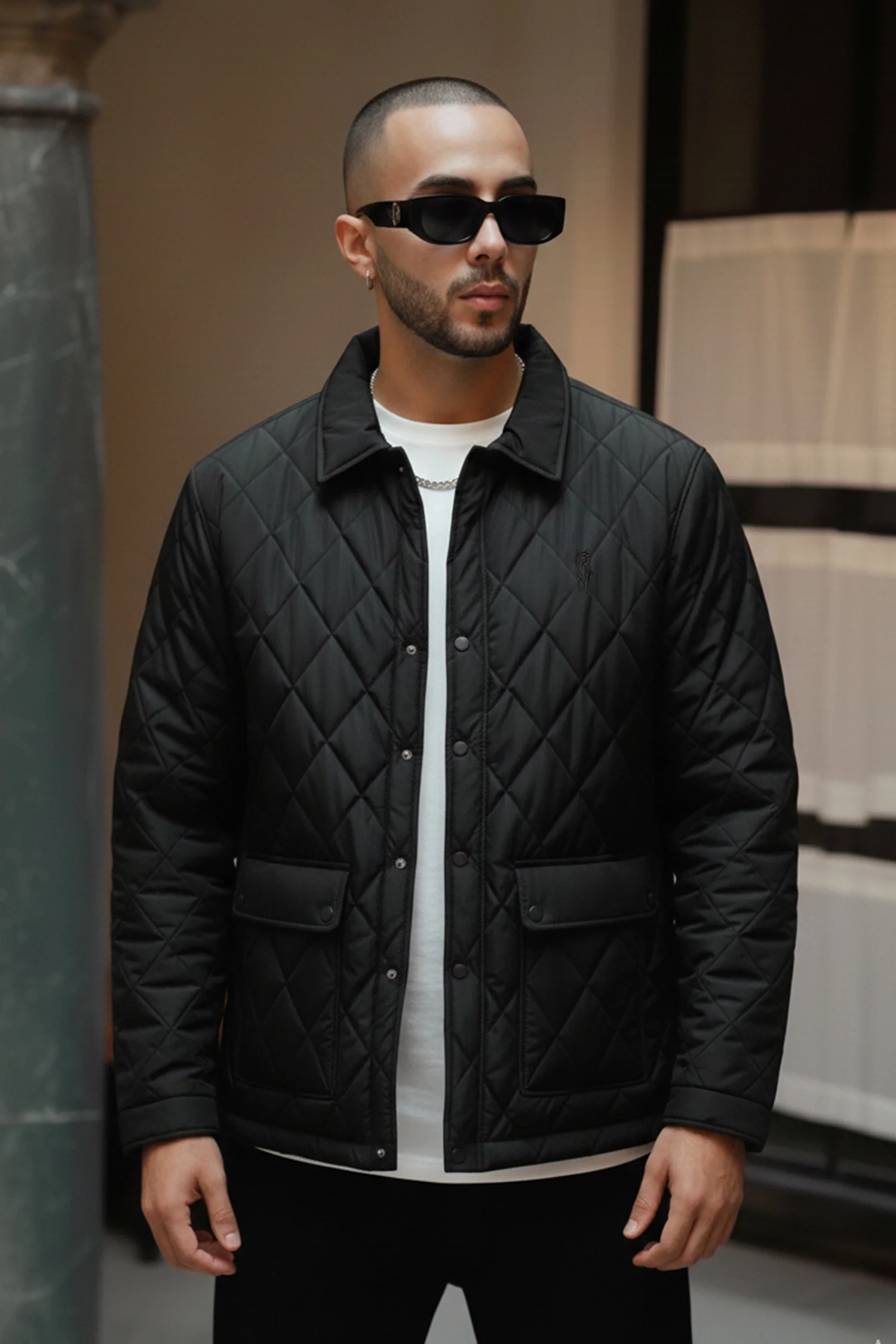 Turbo Thread Motive Quilted Light Weight Jacket - Image 6