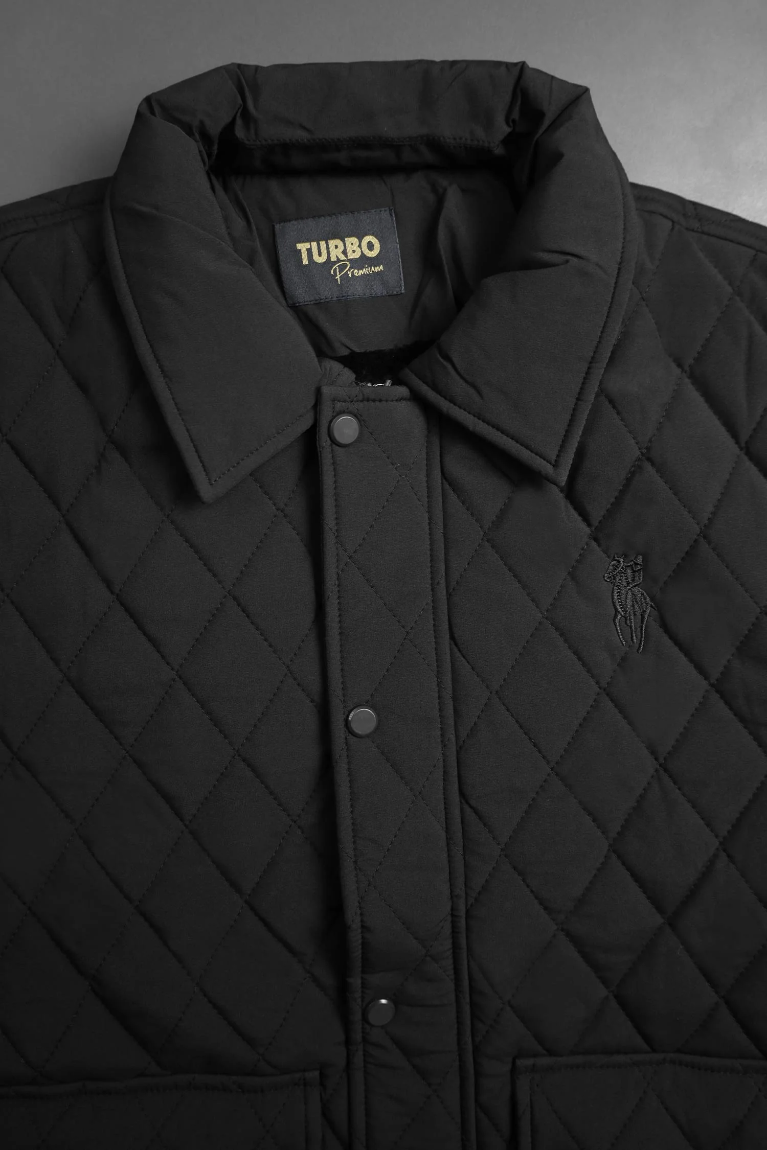 Turbo Thread Motive Quilted Puffer Jacket - Image 8