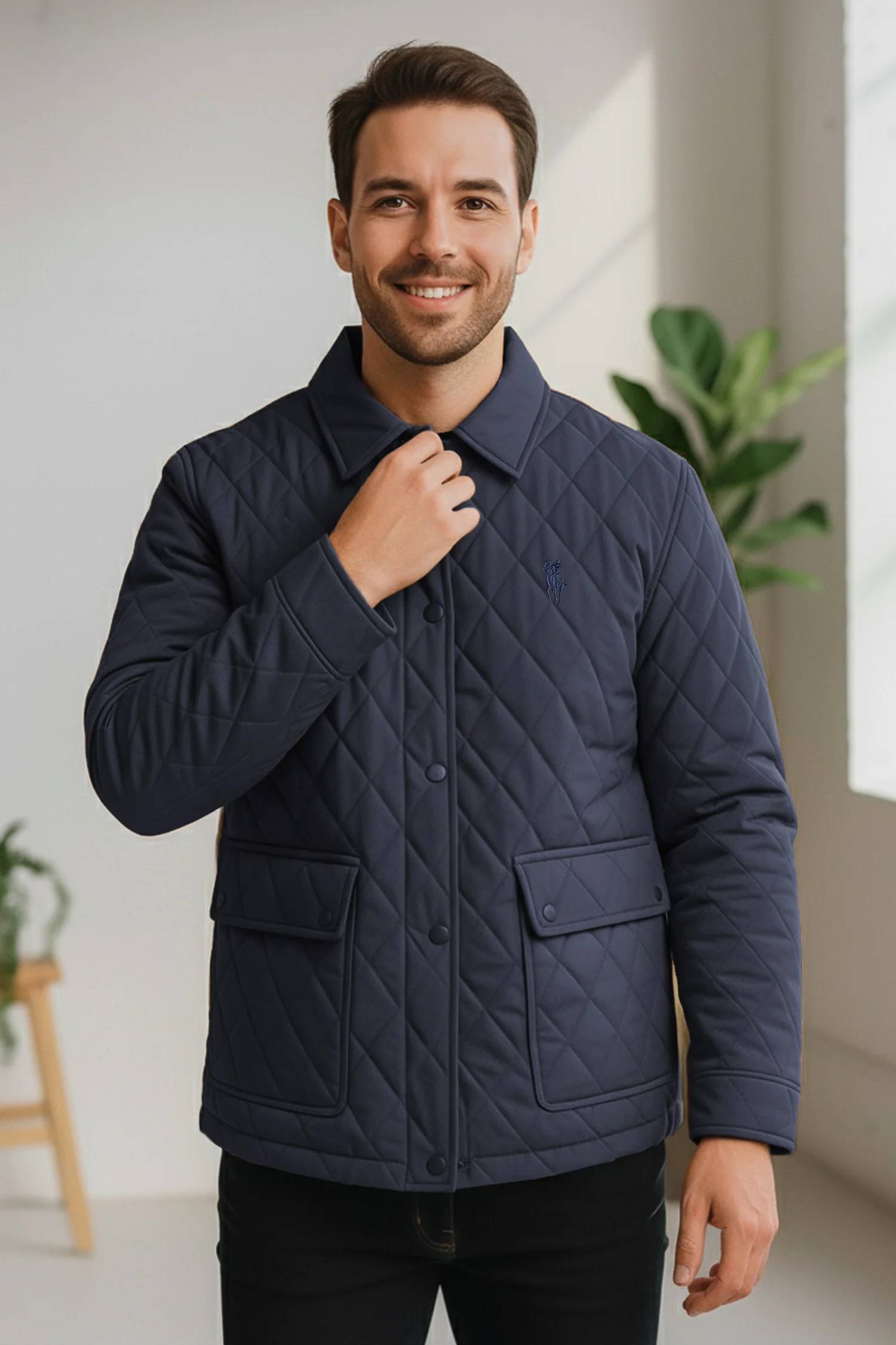 Turbo Thread Motive Quilted Puffer Jacket - Image 11