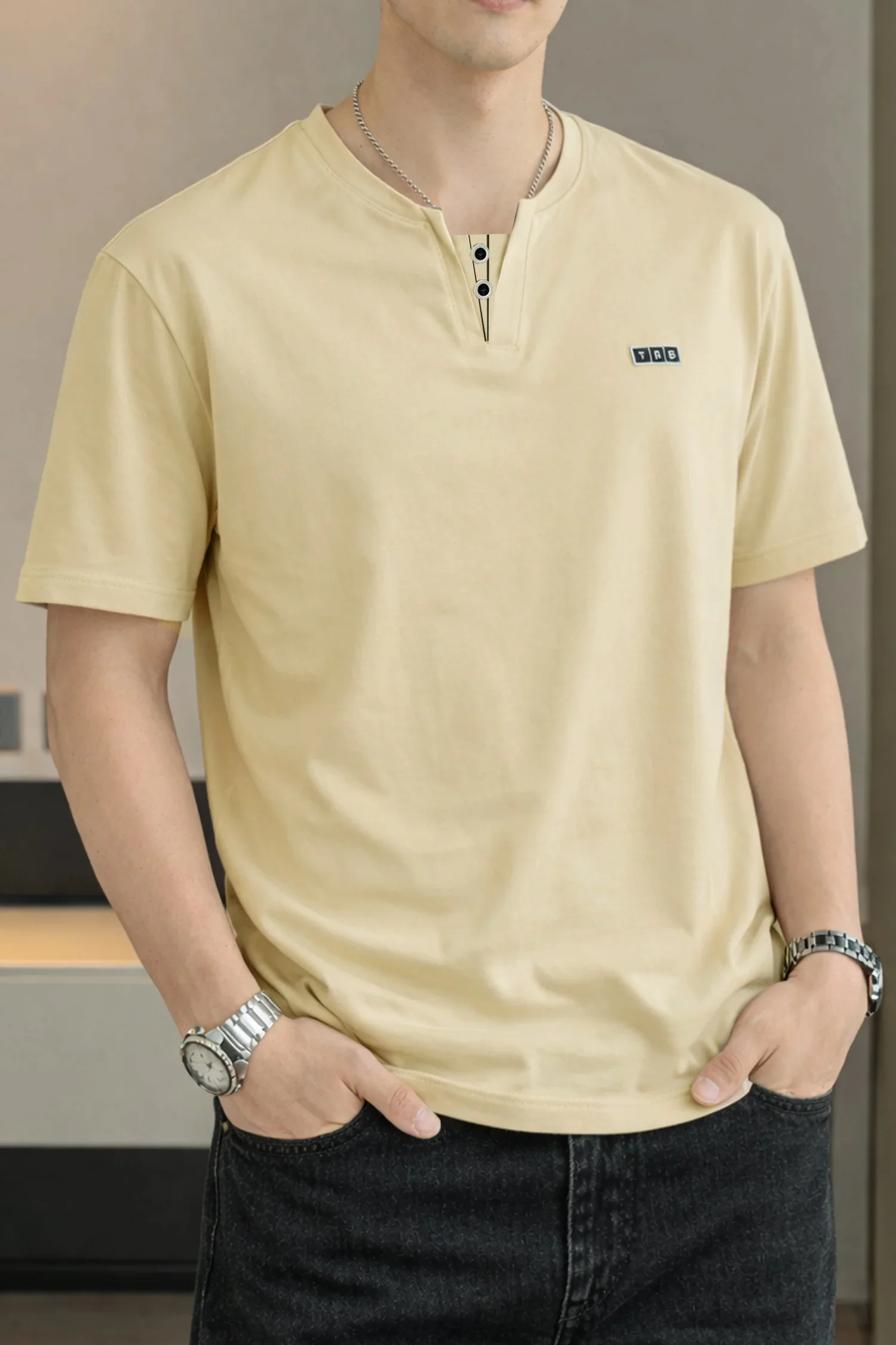 Turbo TRB Club V-Neck Men's Tee* - Image 10