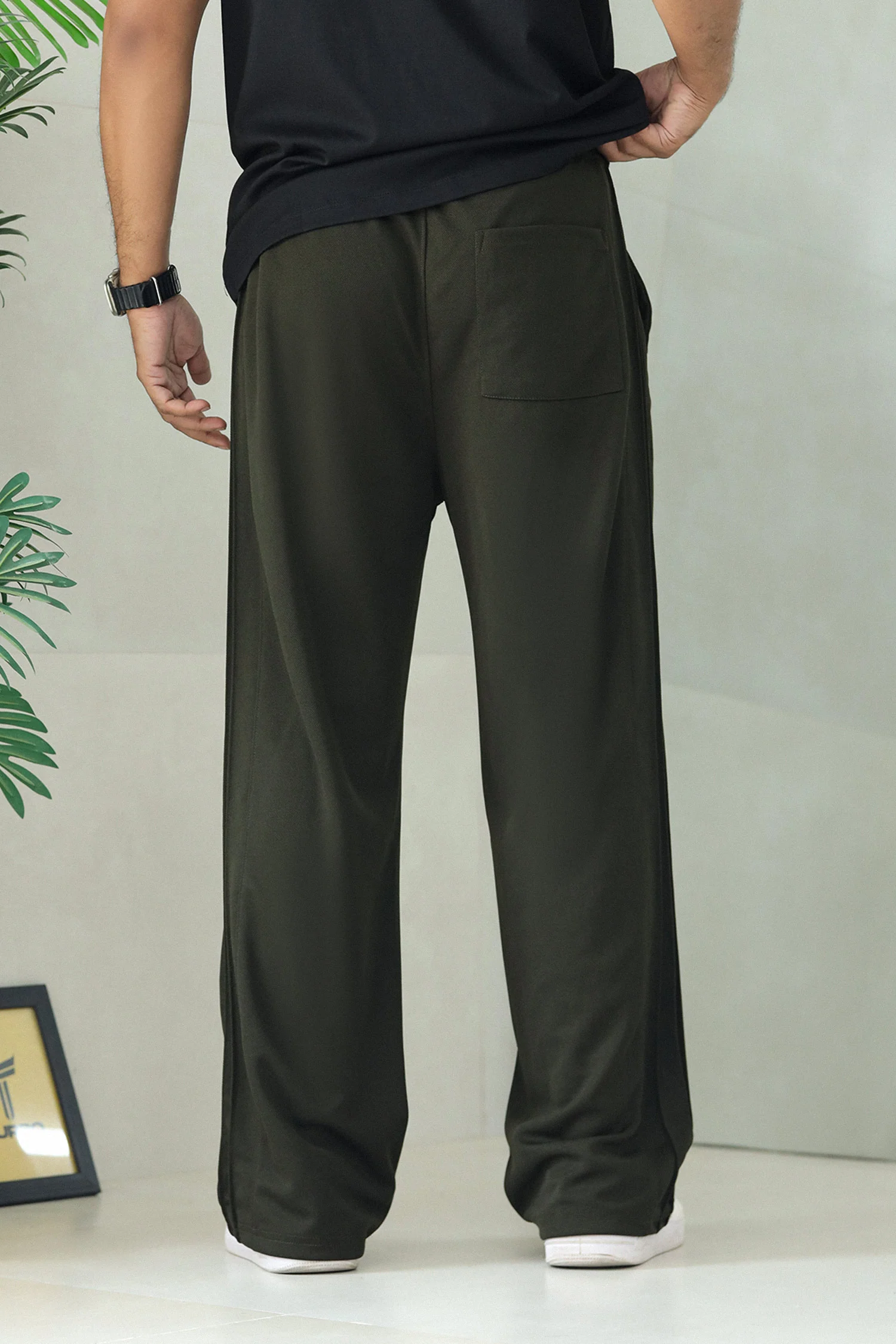 Turbo Triple Side Stripe Loose Bottom Trouser - Image 15