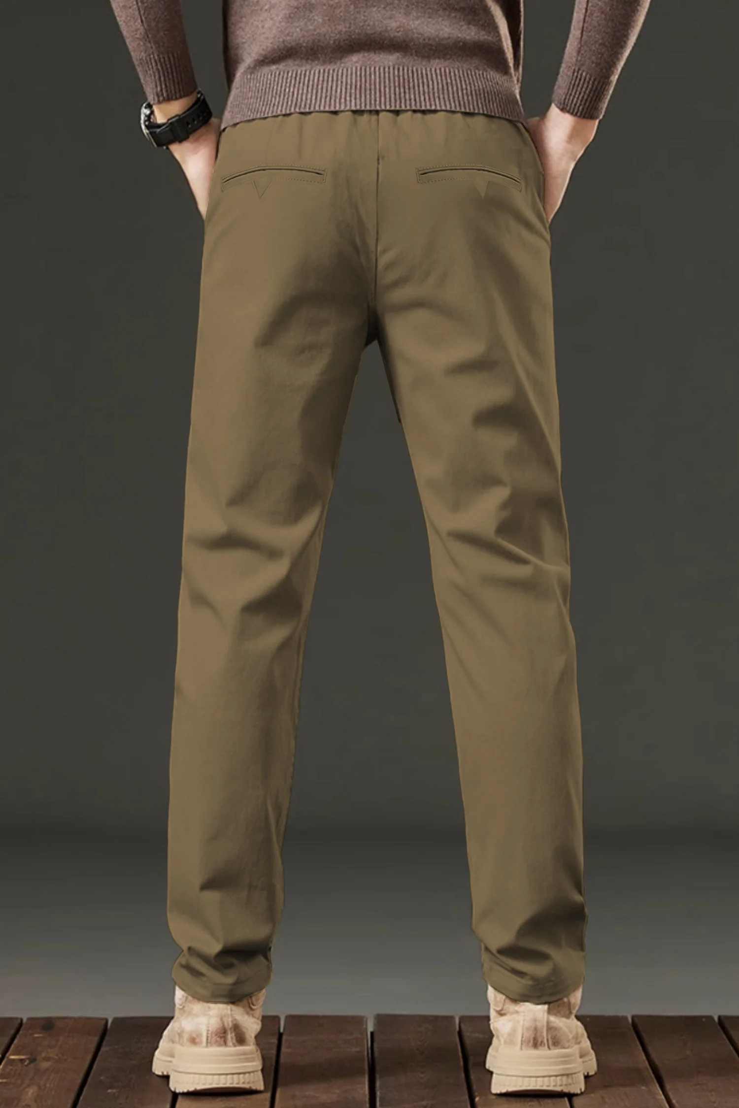 Turbo Urban Era Executive Slim Fit Cotton Pant - Image 6