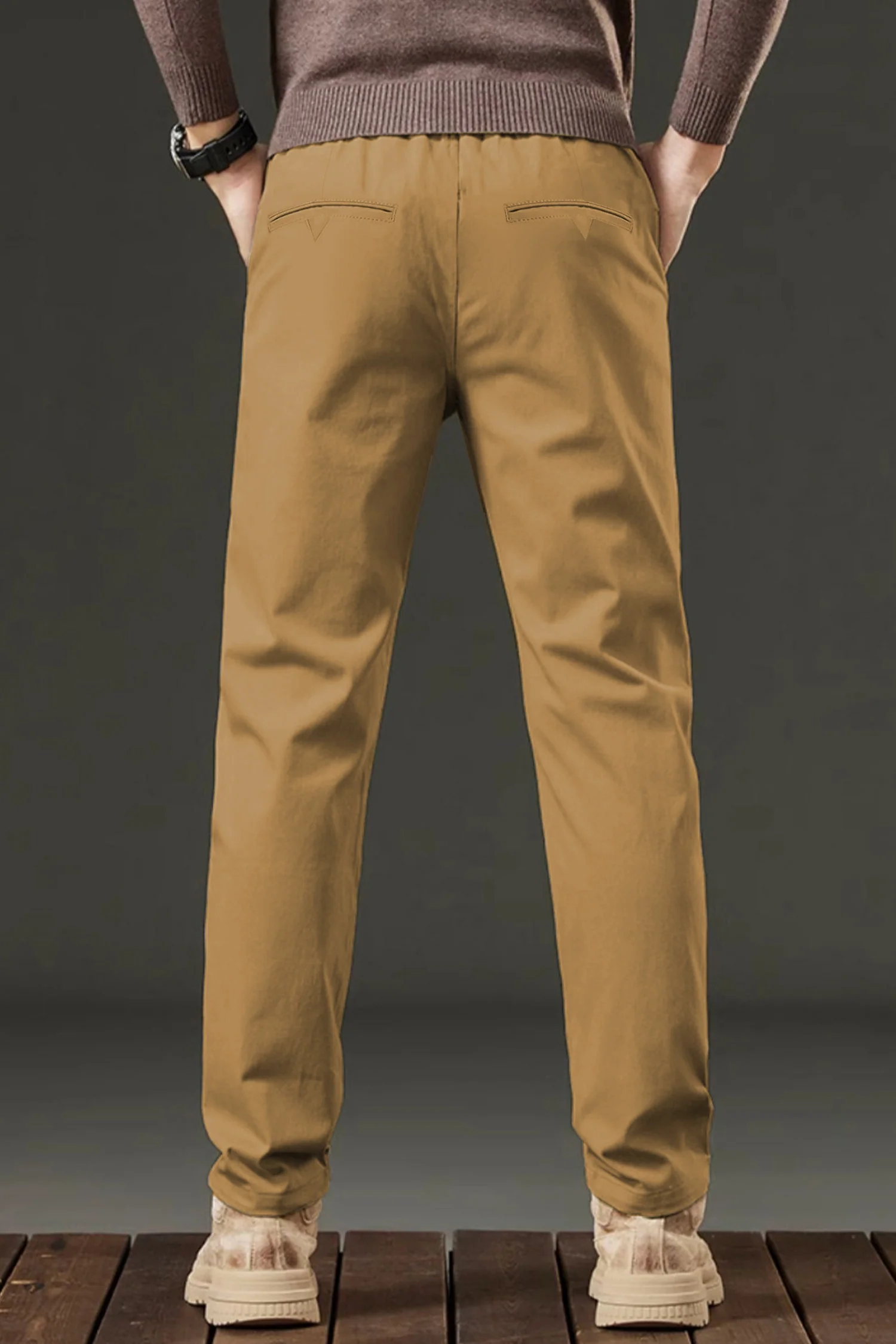 Turbo Urban Era Executive Slim Fit Cotton Pant - Image 2
