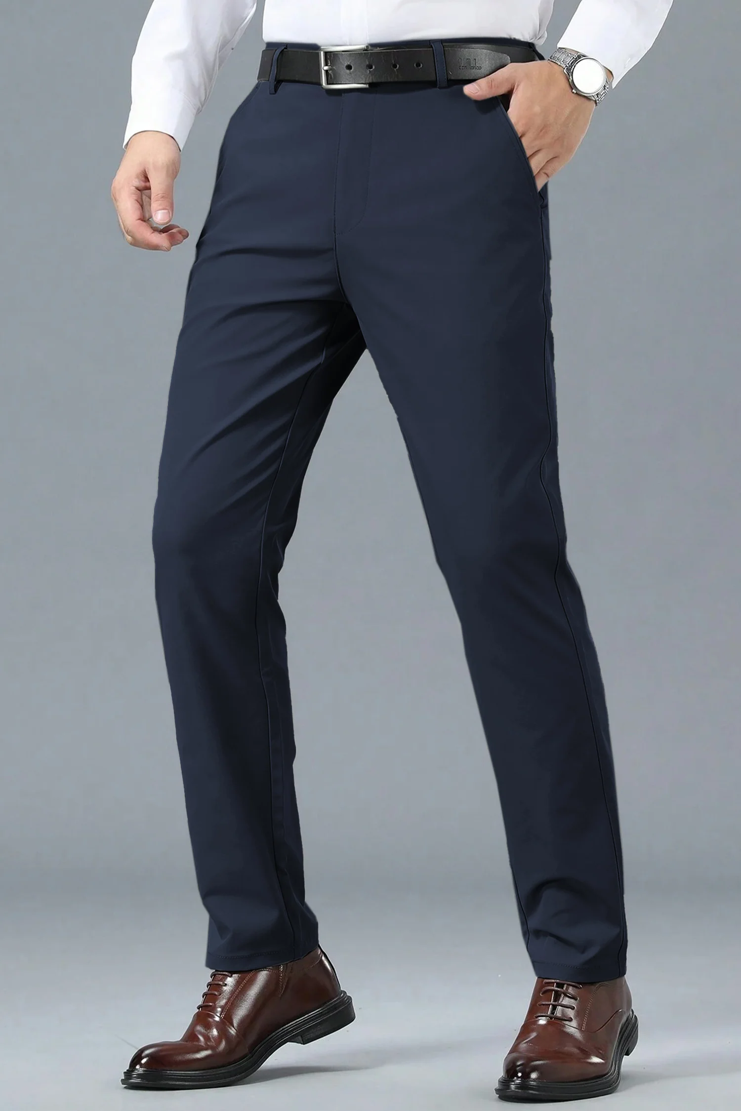 Turbo Urban Era Executive Slim Fit Cotton Pant - Image 21