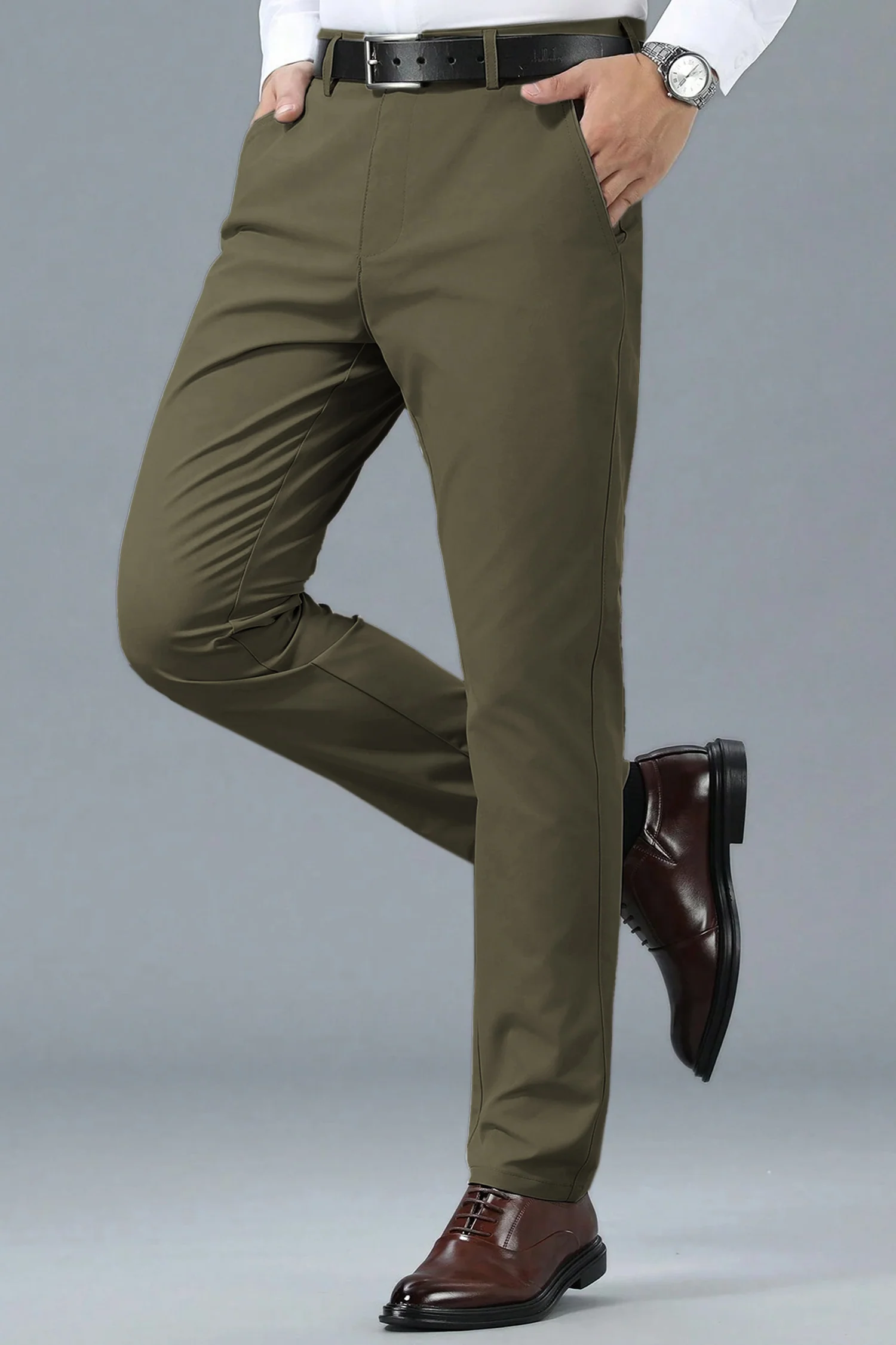 Turbo Urban Era Executive Slim Fit Cotton Pant - Image 9