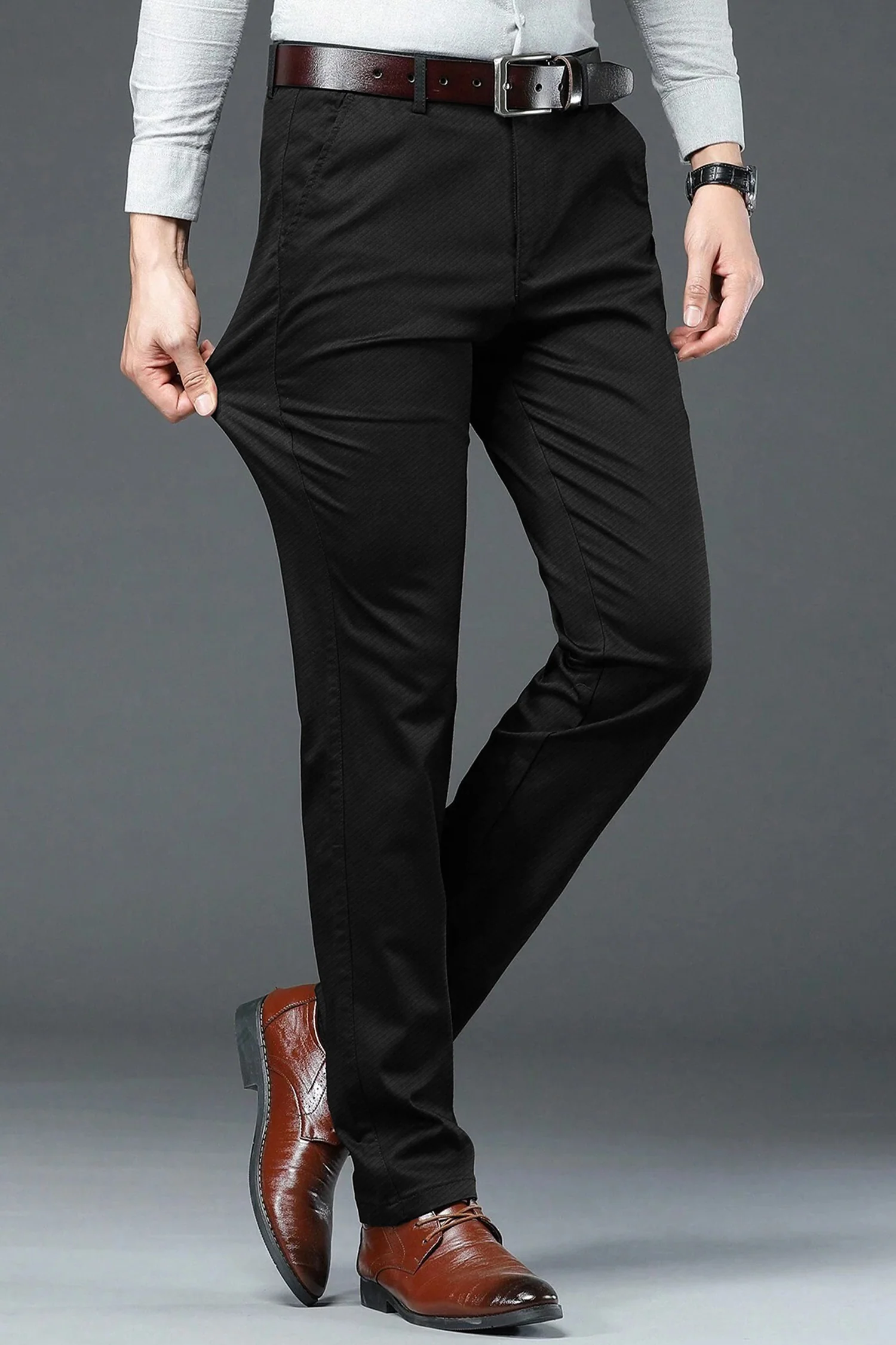 Turbo Urban Executive Slim Fit Cotton Pant - Image 26