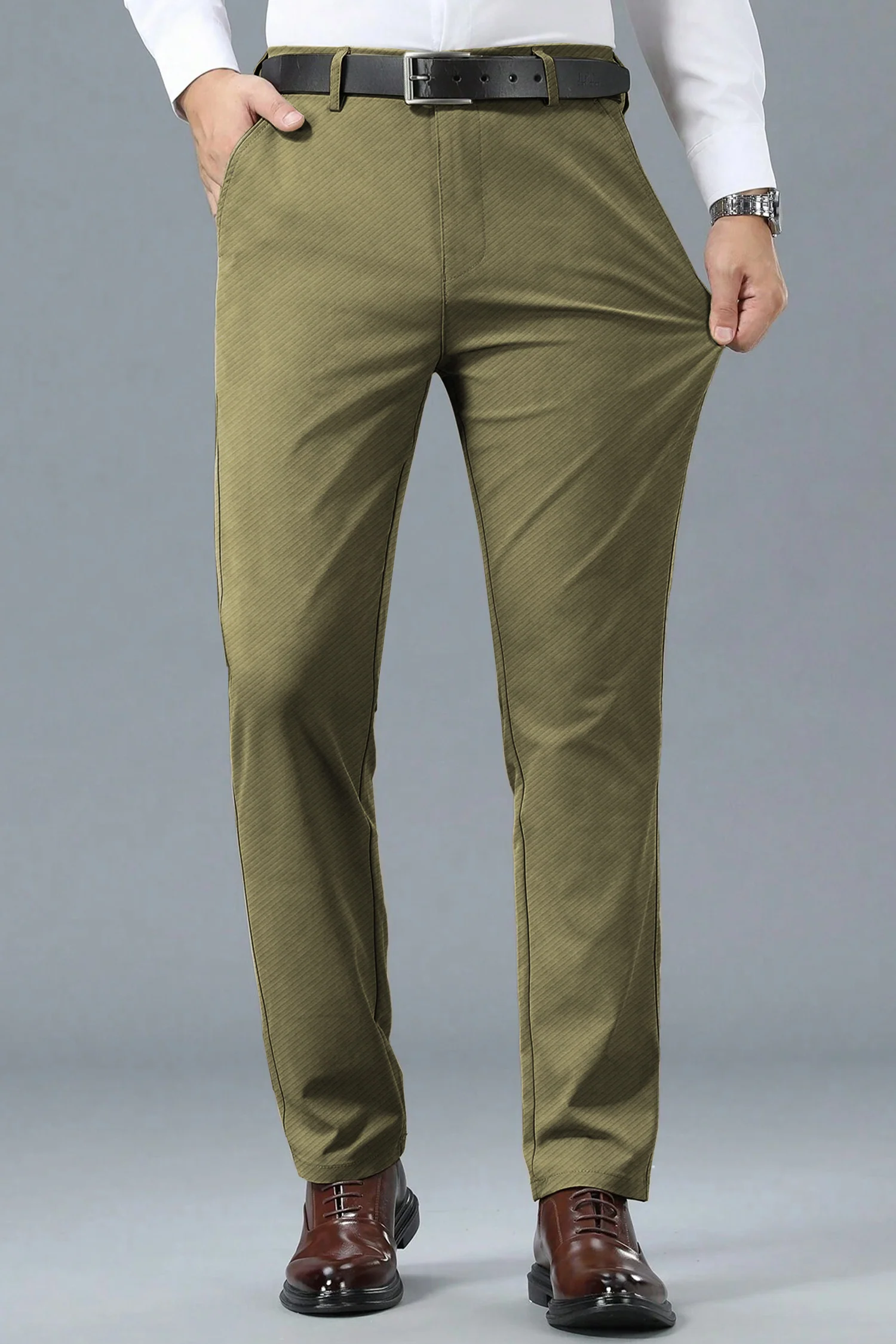 Turbo Urban Executive Slim Fit Cotton Pant - Image 23