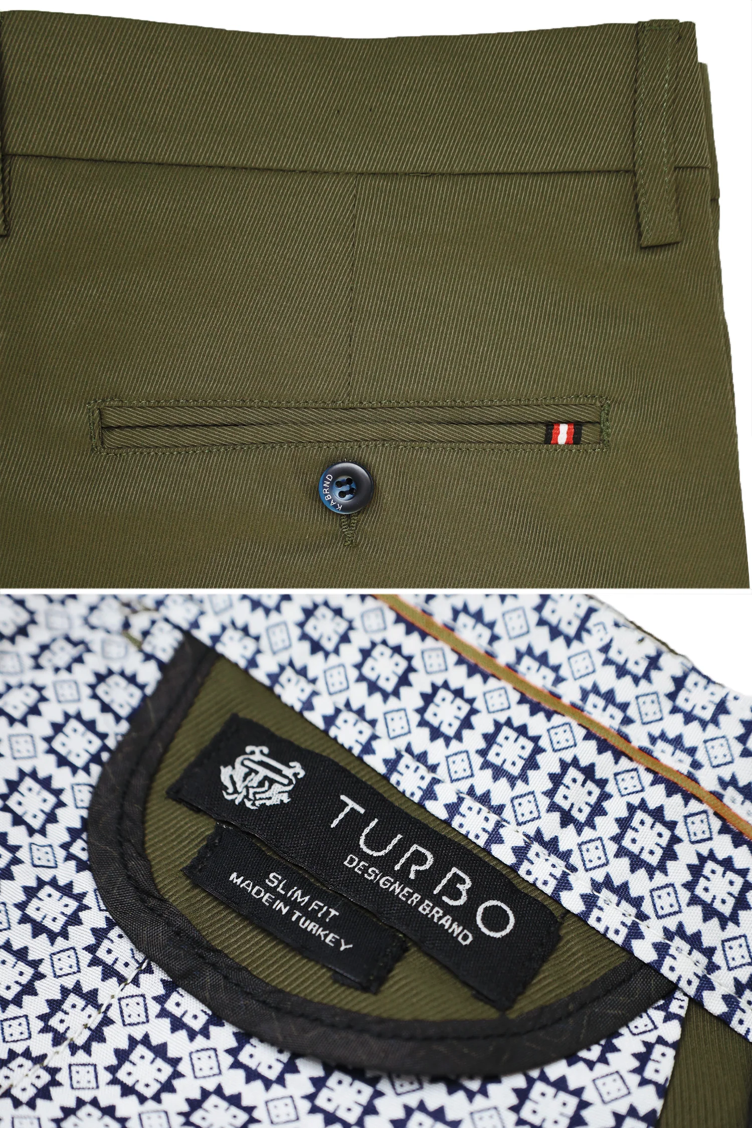 Turbo Urban Executive Slim Fit Cotton Pant - Image 7