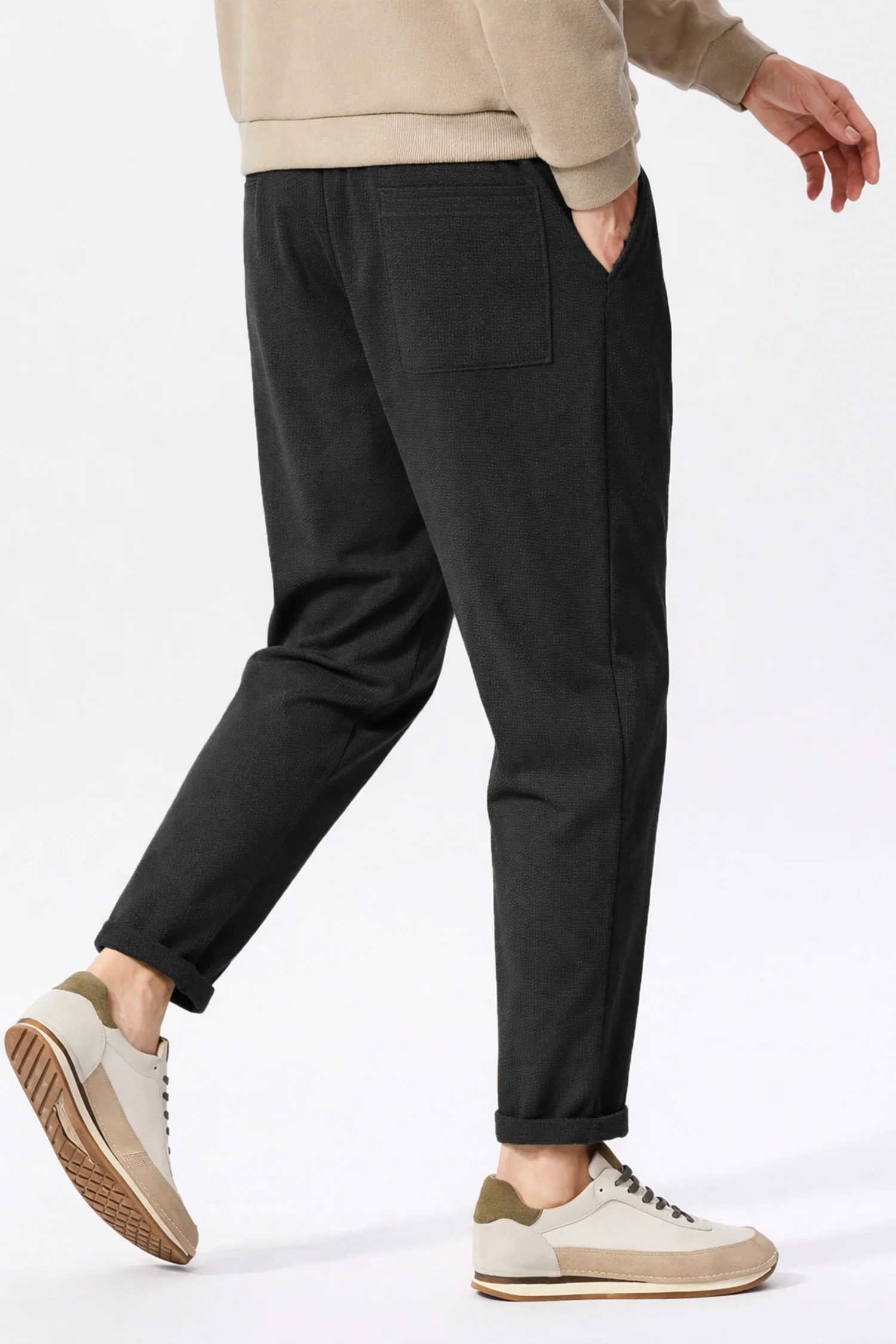 Turbo Urban-Fit Single Plate Waffle Trouser - Image 16