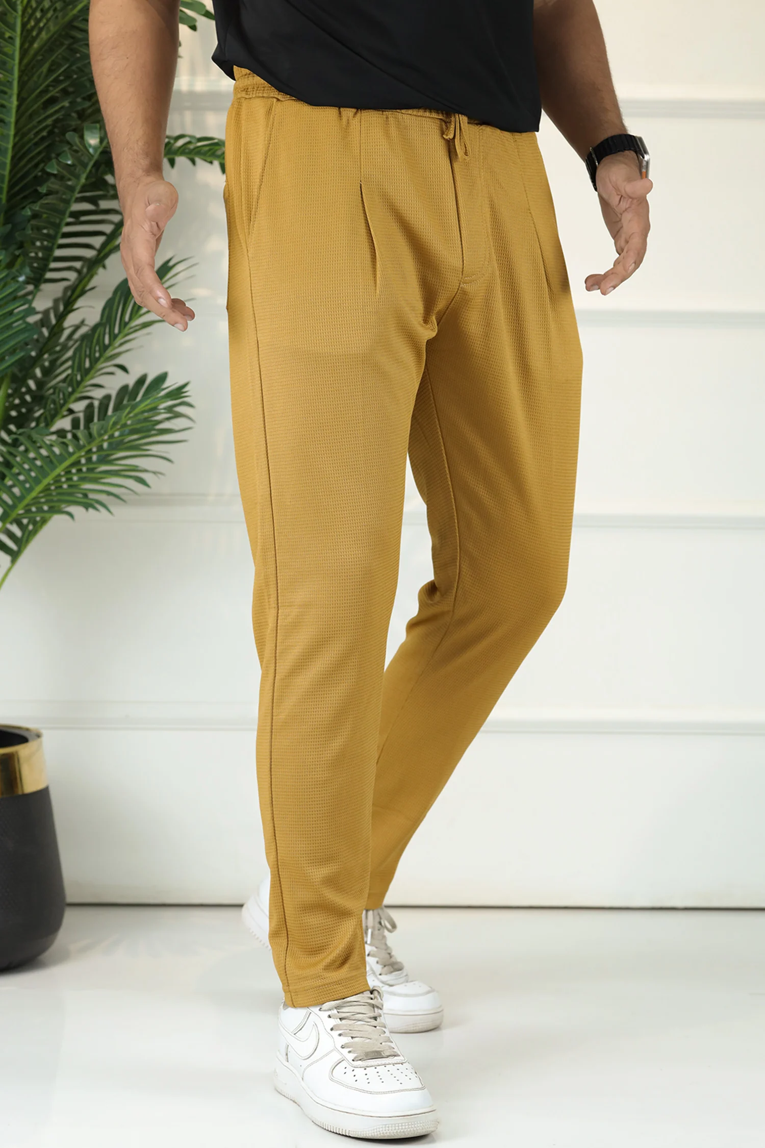 Turbo Urban-Fit Single Plate Waffle Trouser - Image 3