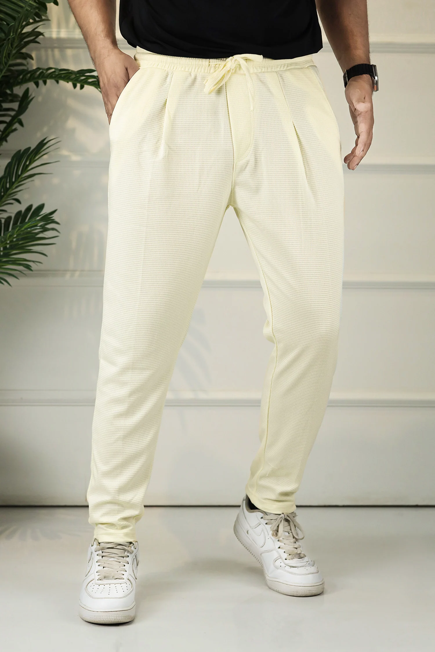 Turbo Urban-Fit Single Plate Waffle Trouser - Image 9