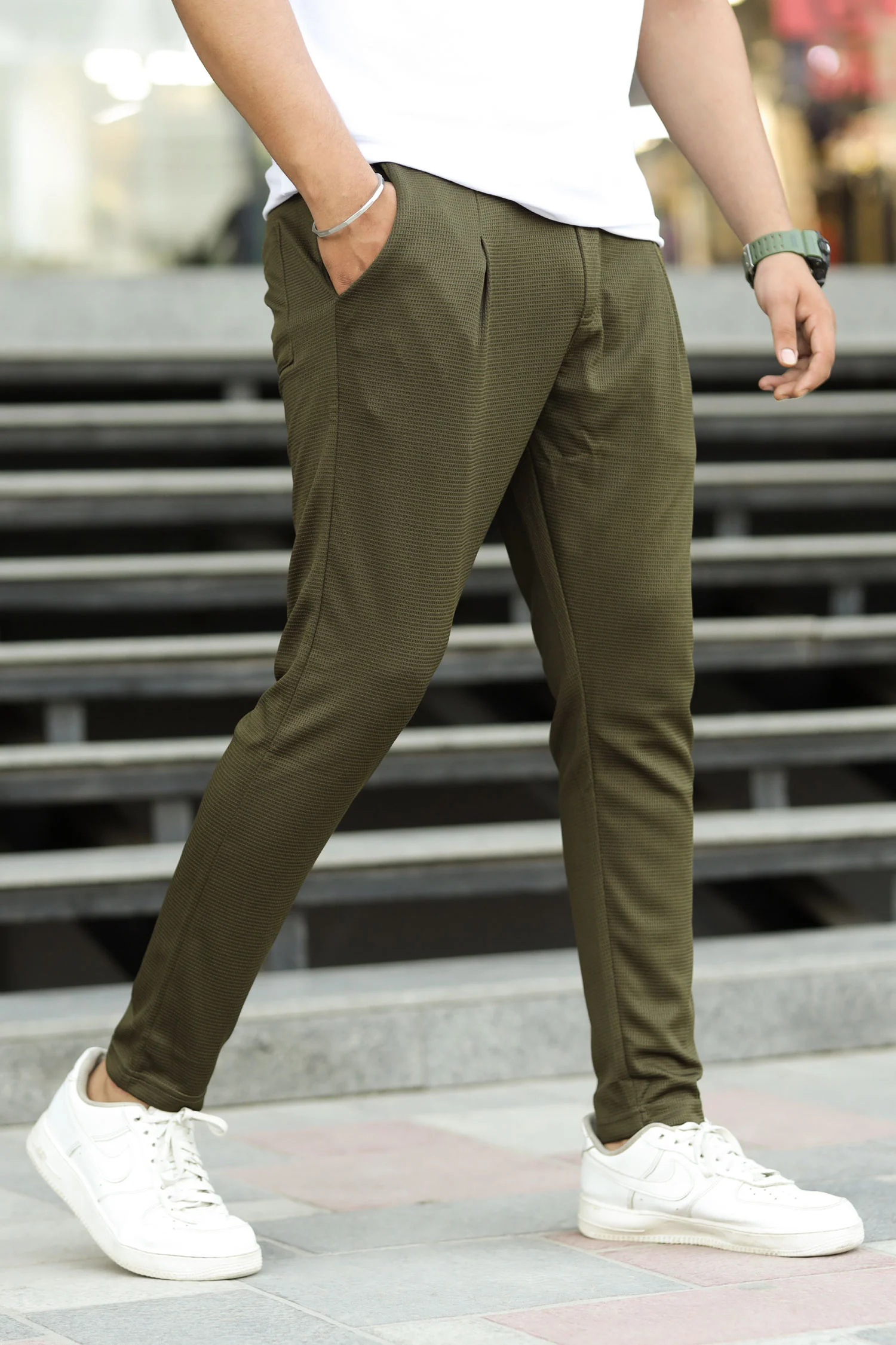 Turbo Urban-Fit Single Plate Waffle Trouser - Image 10