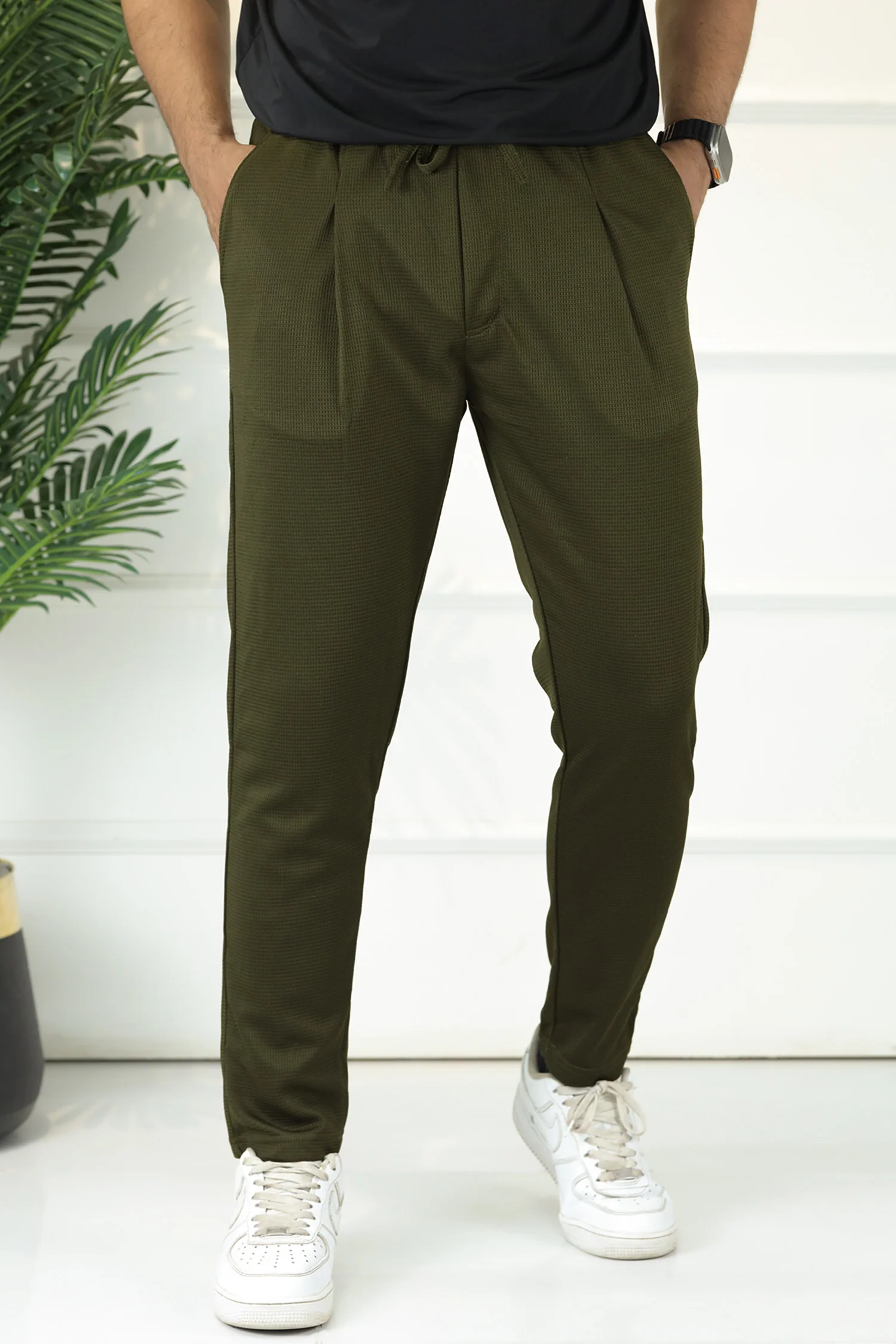 Turbo Urban-Fit Single Plate Waffle Trouser - Image 14