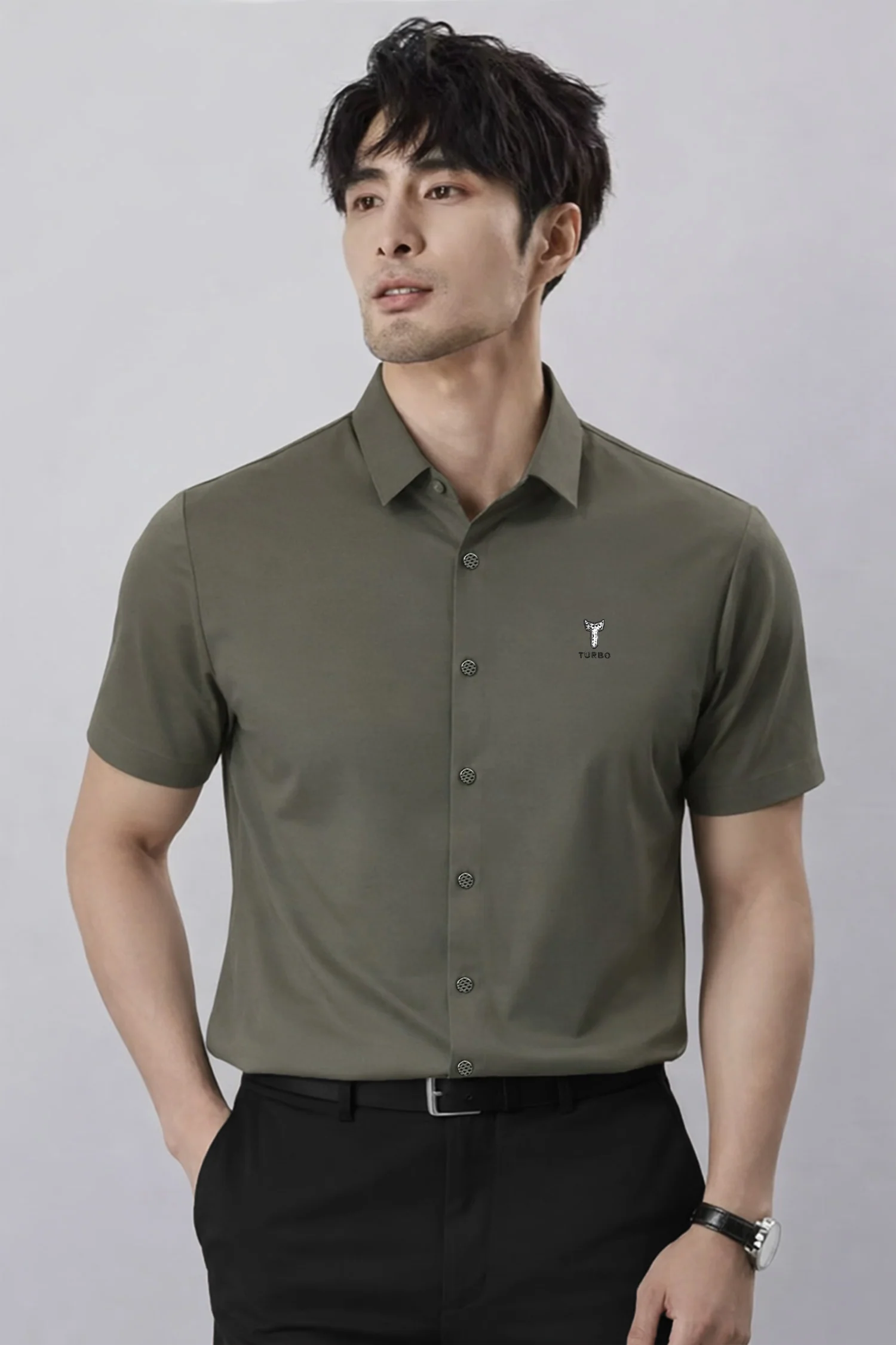 Turbo Urban Minimal Comfort Casual Shirt - Image 8