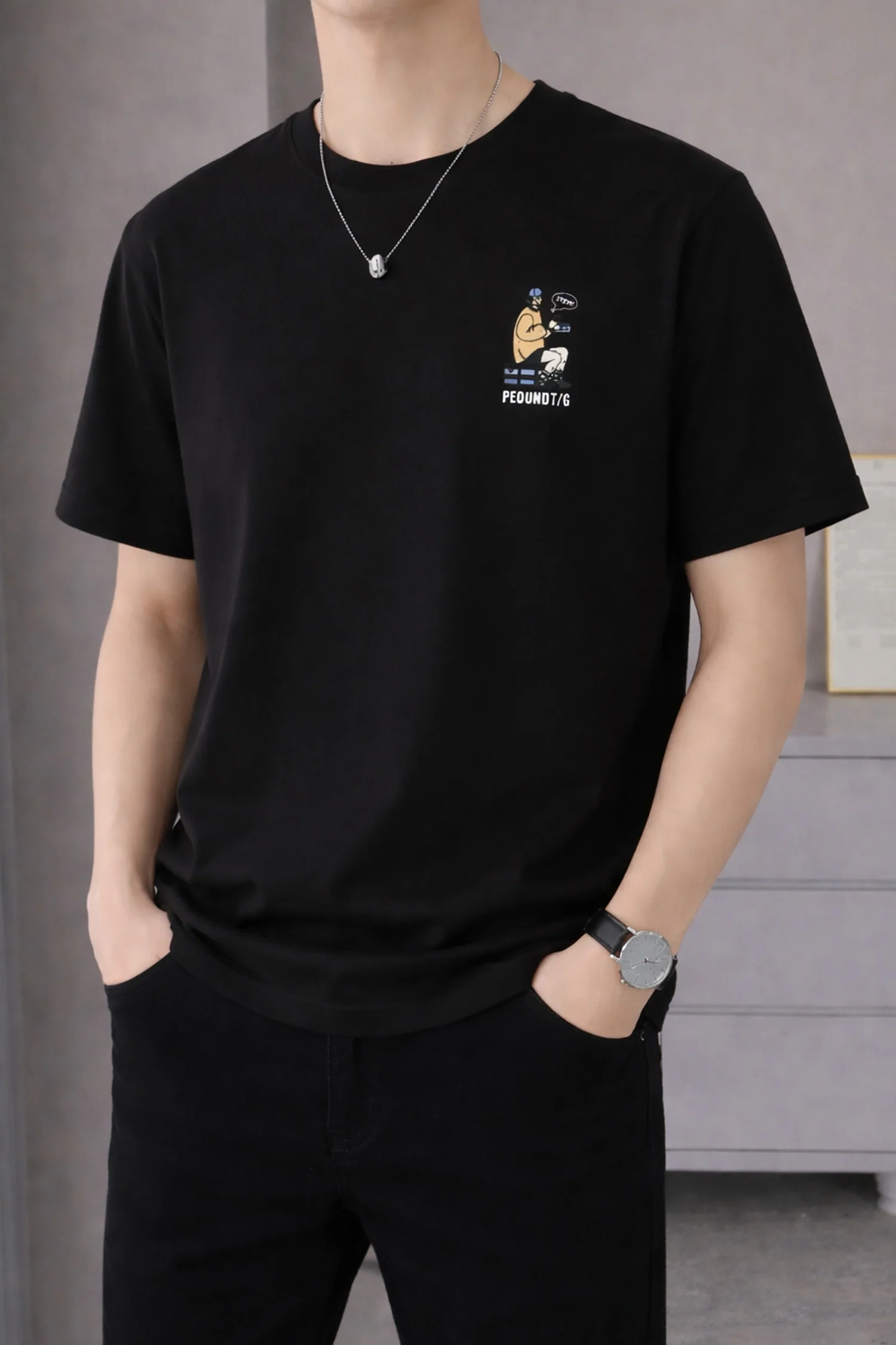 Turbo Urban Pulse Men's Tee In Black - Image 2