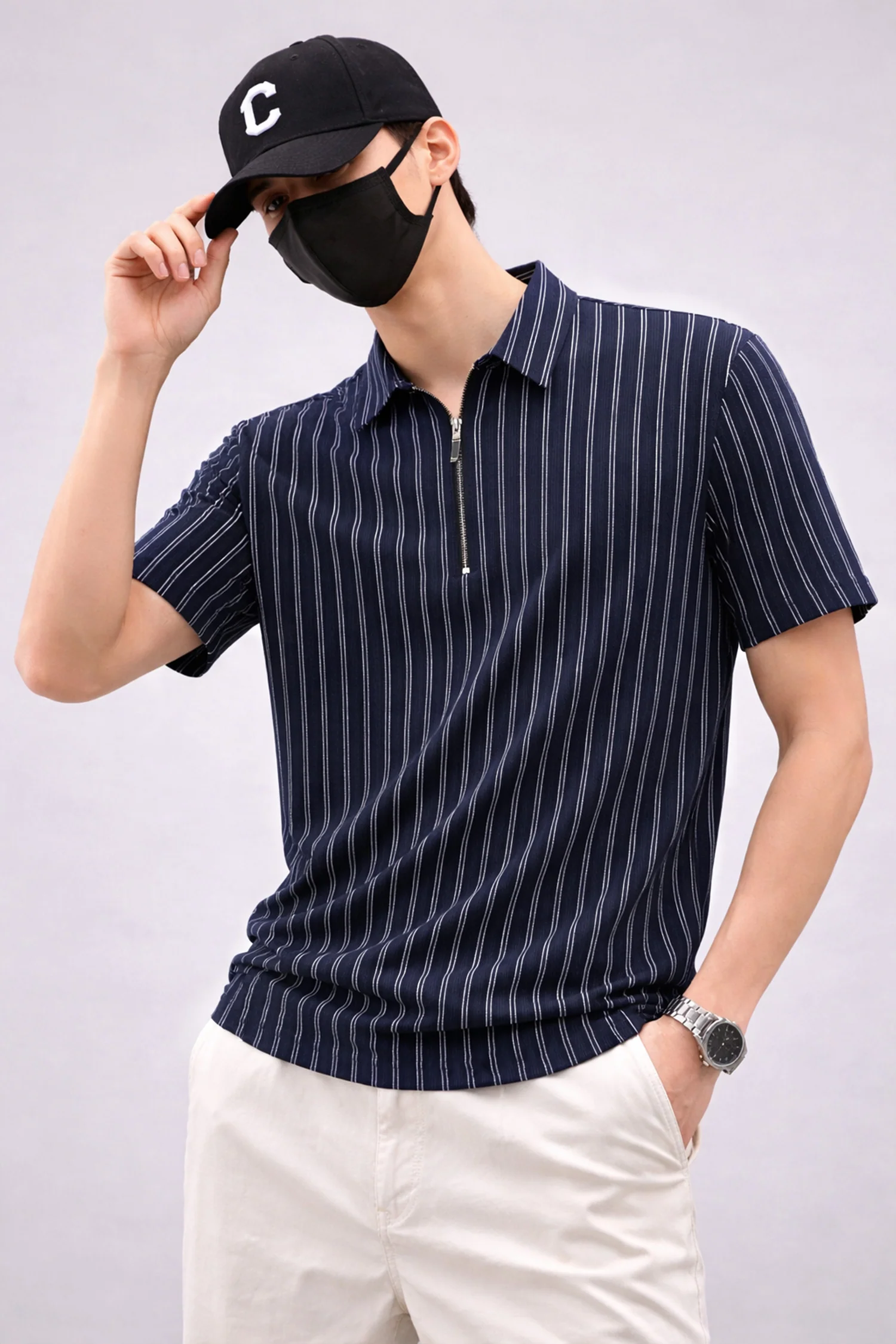 Turbo Urban Zip Line Men's Polo Shirt* - Image 9