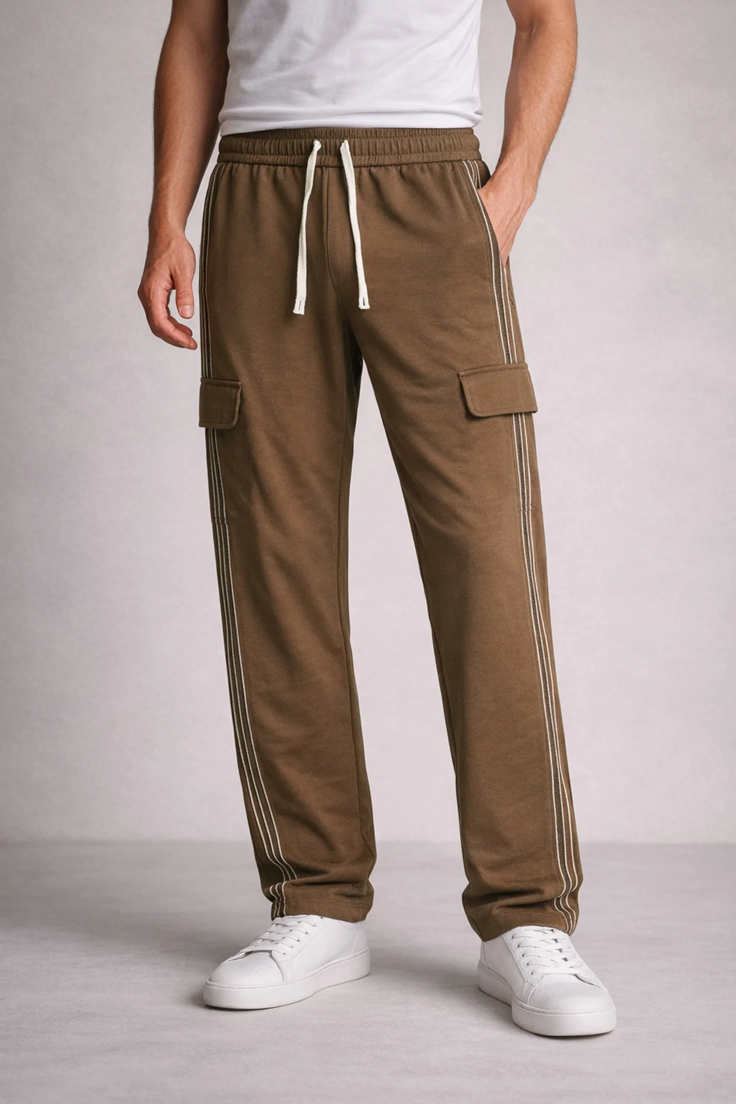 Turbo Versatile Jump Cut Stripe Style Trouser - Image 4