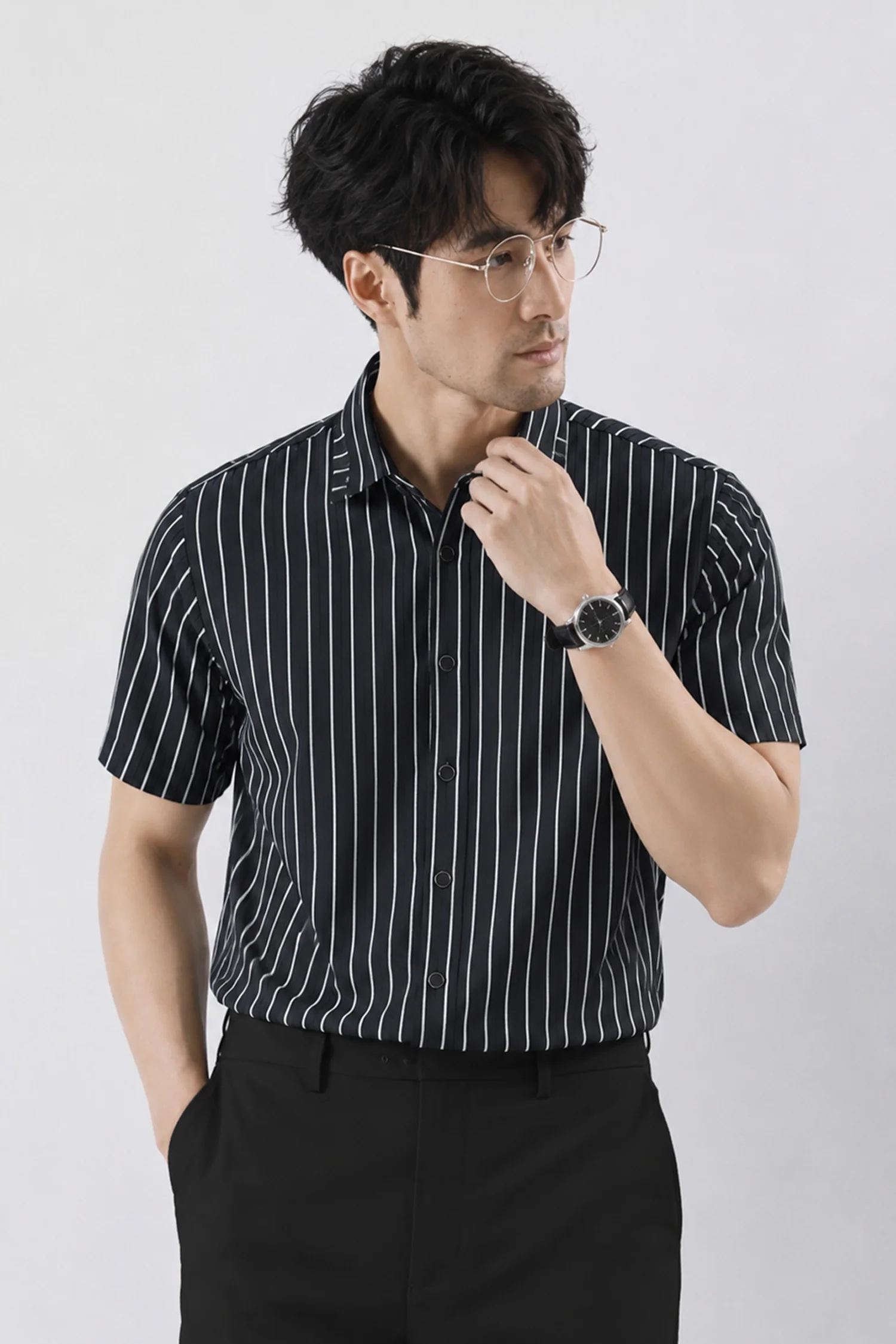 Turbo Vertical Edge Comfort Casual Shirt - Image 4