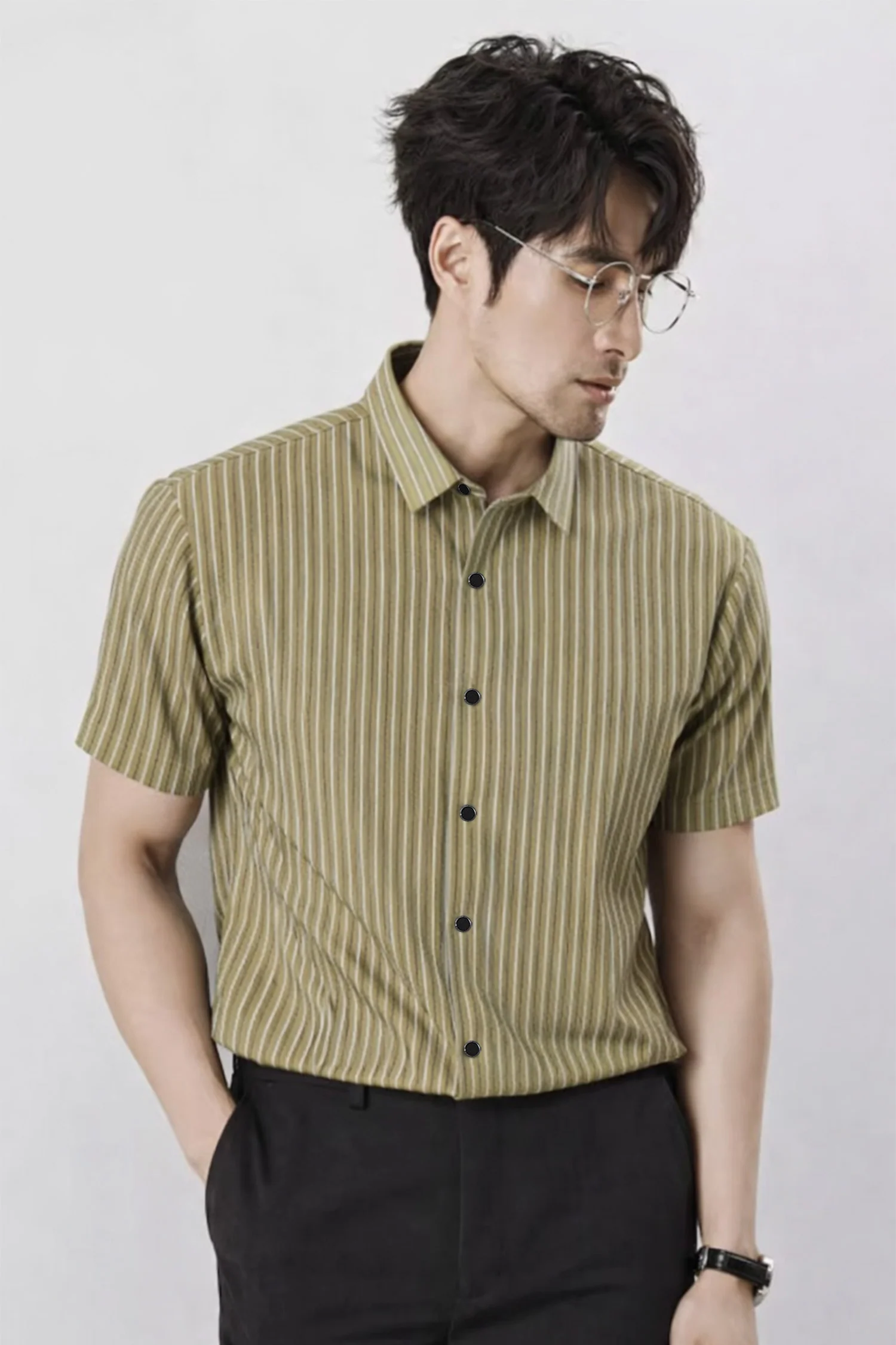Turbo Vertical Edge Comfort Casual Shirt - Image 7