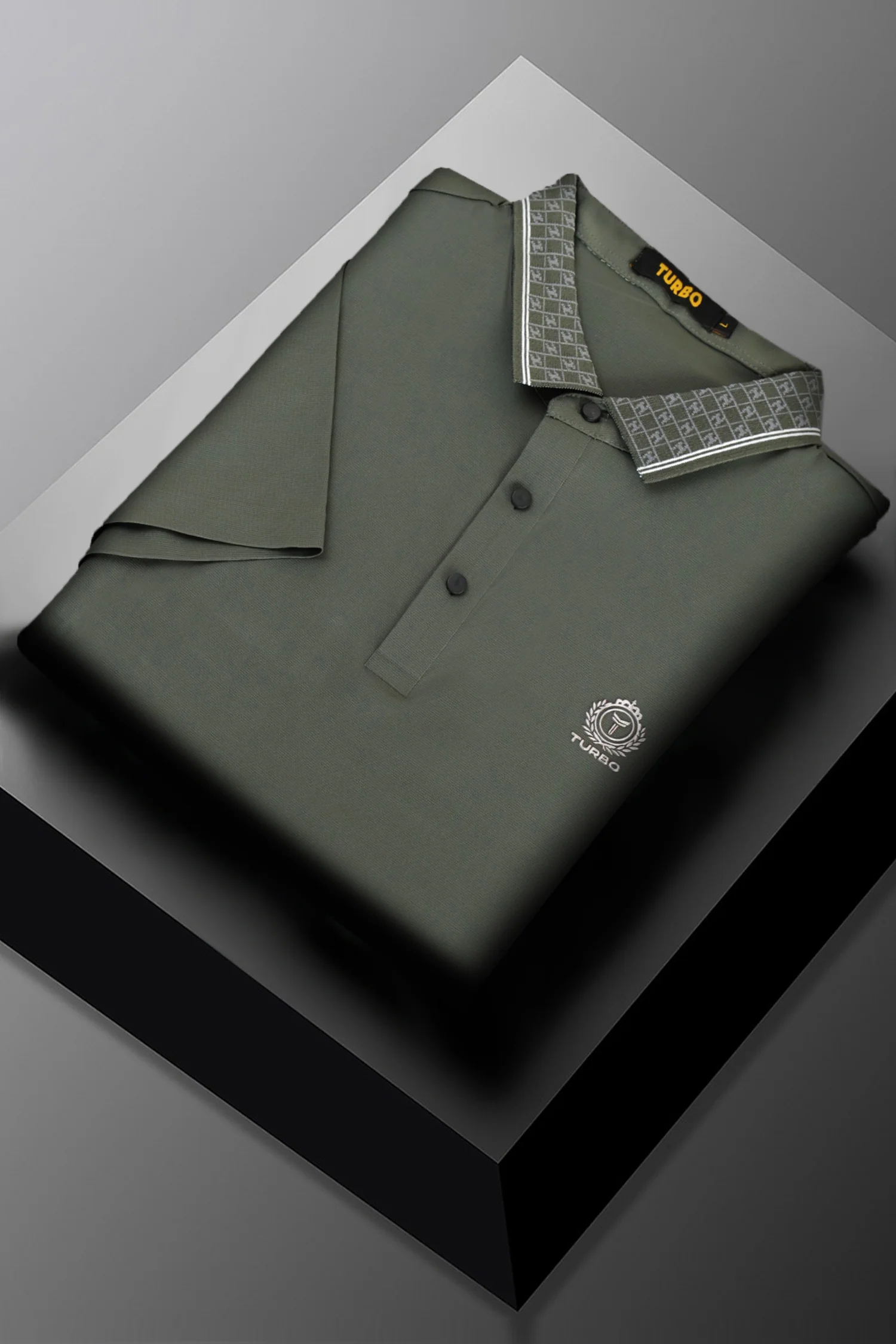 Turbo Vintage Butterfly Crisp Stitchless Men's Polo Shirt - Image 9