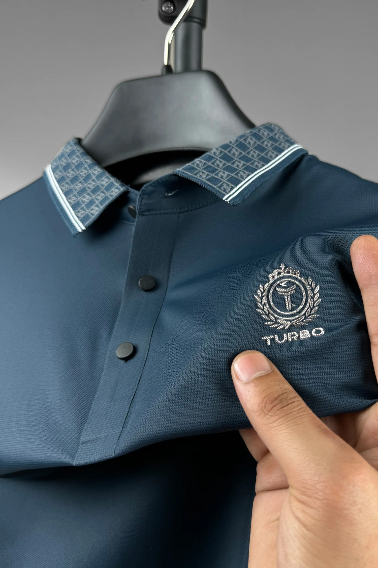 Turbo Vintage Butterfly Crisp Stitchless Men's Polo Shirt - Image 14