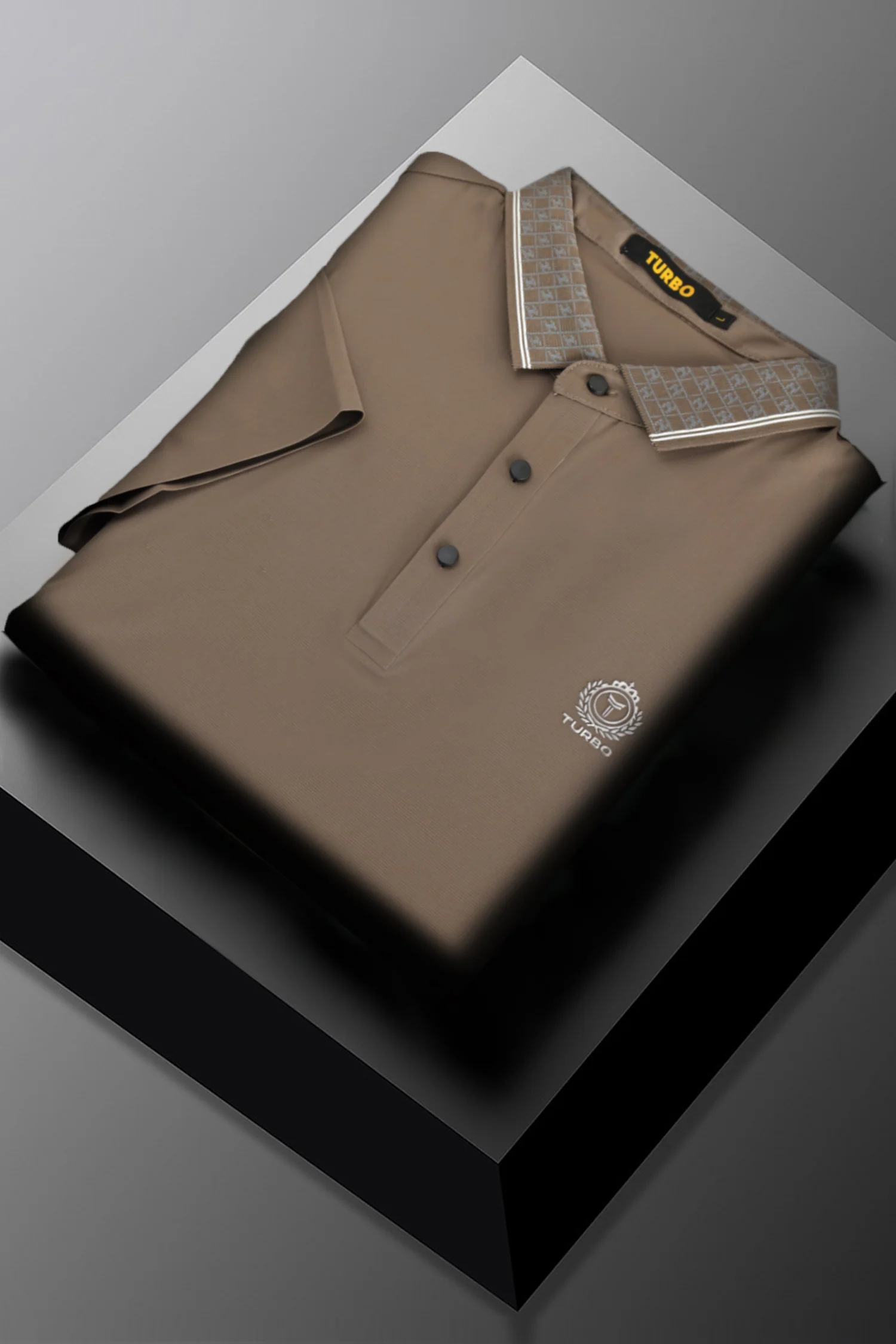 Turbo Vintage Butterfly Crisp Stitchless Men's Polo Shirt - Image 5