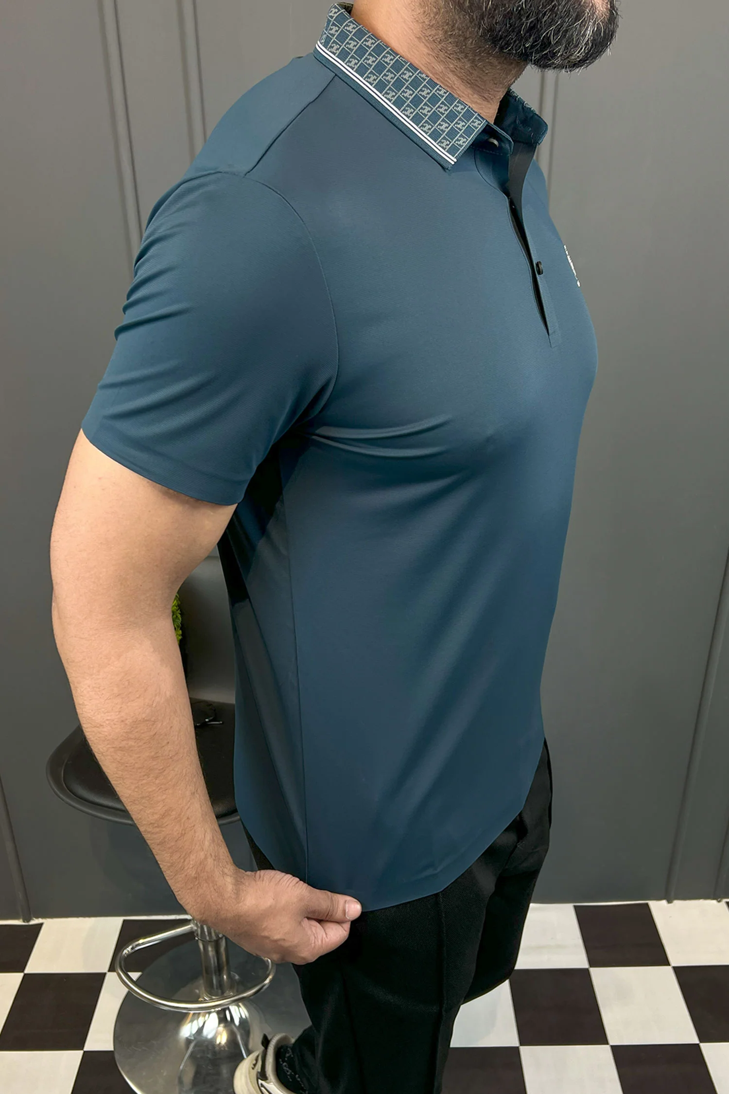 Turbo Vintage Butterfly Crisp Stitchless Men's Polo Shirt - Image 16