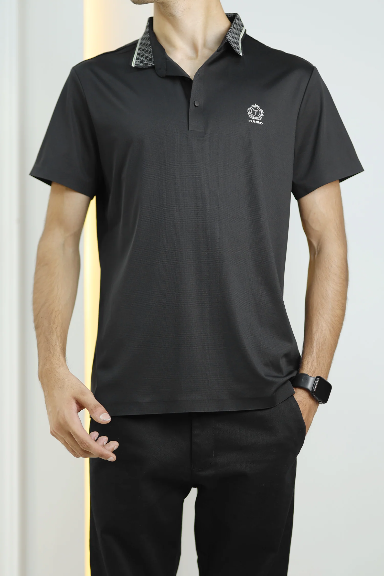 Turbo Vintage Butterfly Crisp Stitchless Men's Polo Shirt