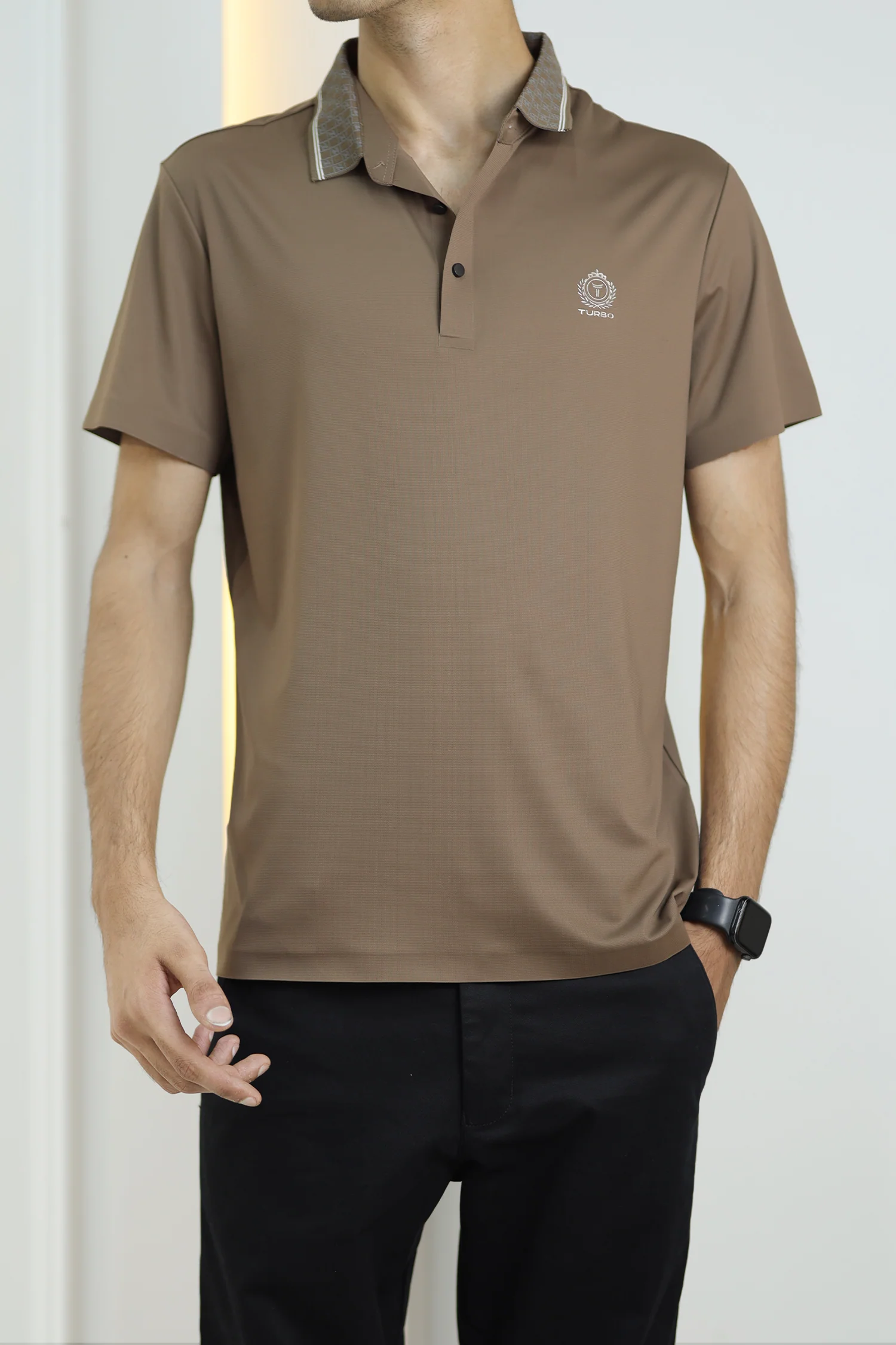 Turbo Vintage Butterfly Crisp Stitchless Men's Polo Shirt - Image 4