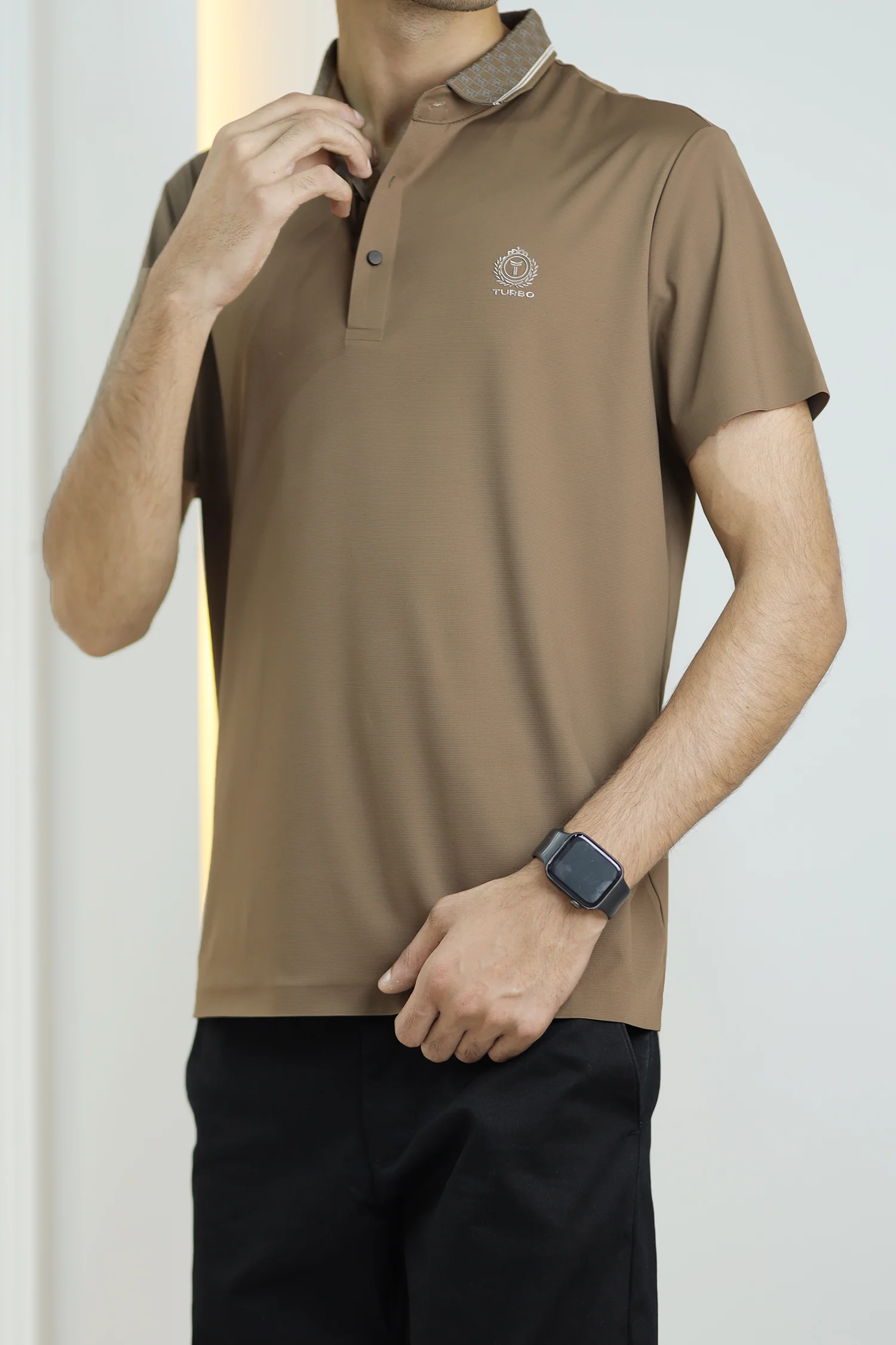 Turbo Vintage Butterfly Crisp Stitchless Men's Polo Shirt - Image 5
