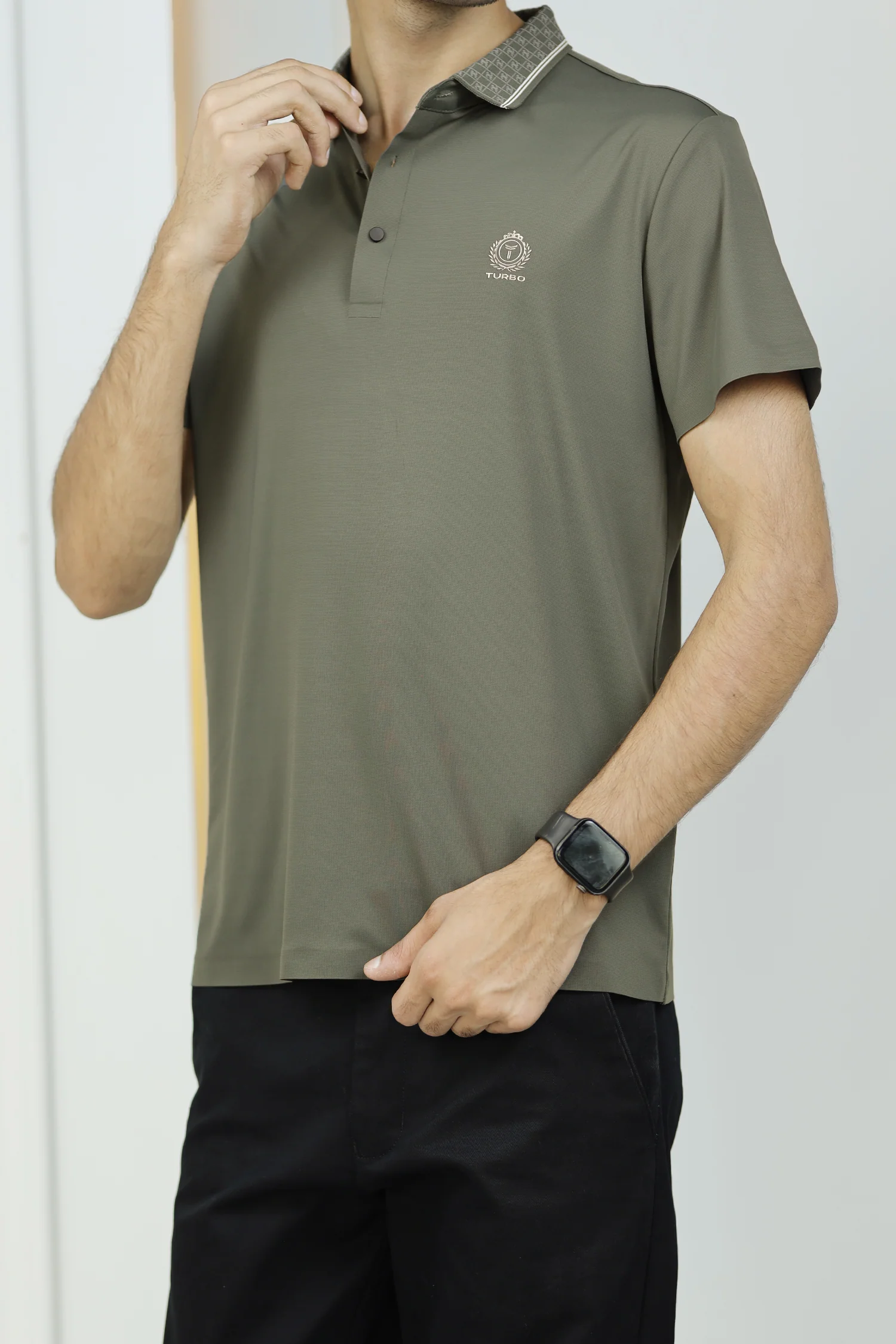 Turbo Vintage Butterfly Crisp Stitchless Men's Polo Shirt - Image 8