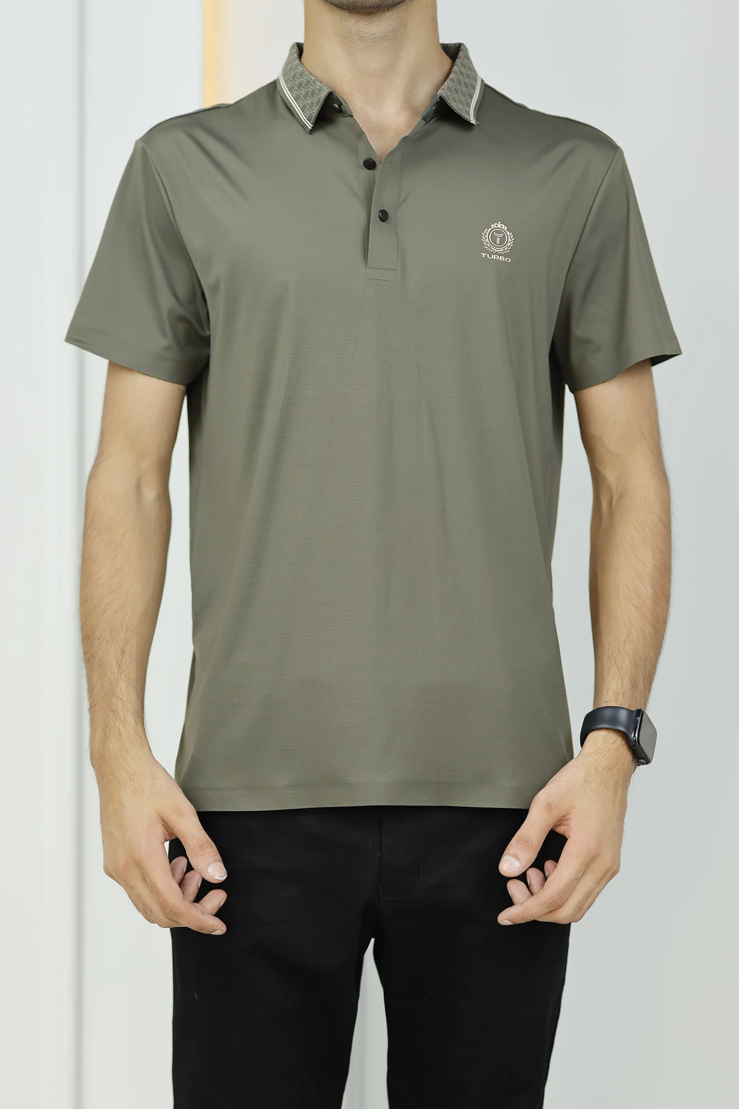 Turbo Vintage Butterfly Crisp Stitchless Men's Polo Shirt - Image 9
