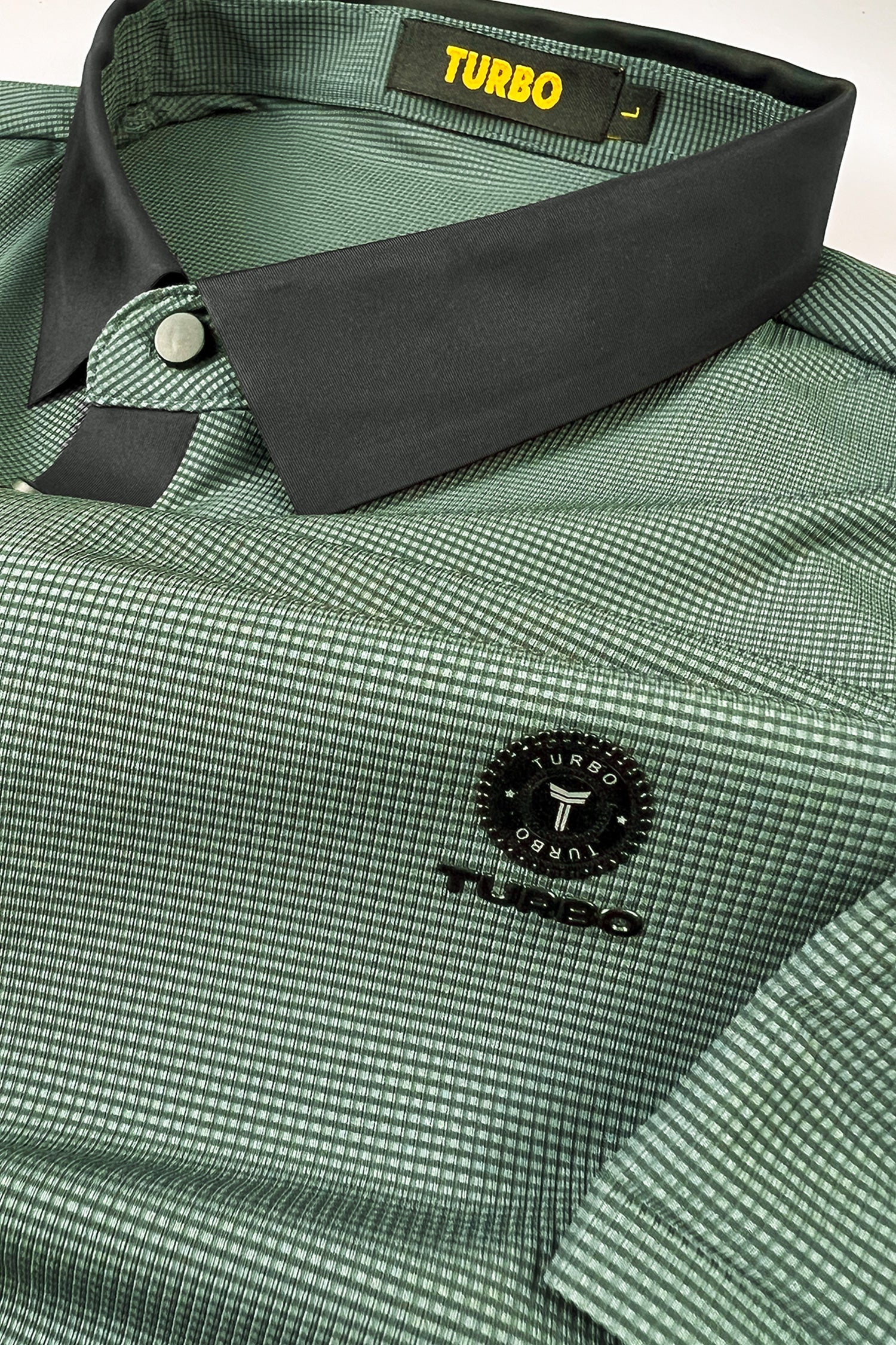 Turbo Vintage Crisp Textured Men's Polo Shirt