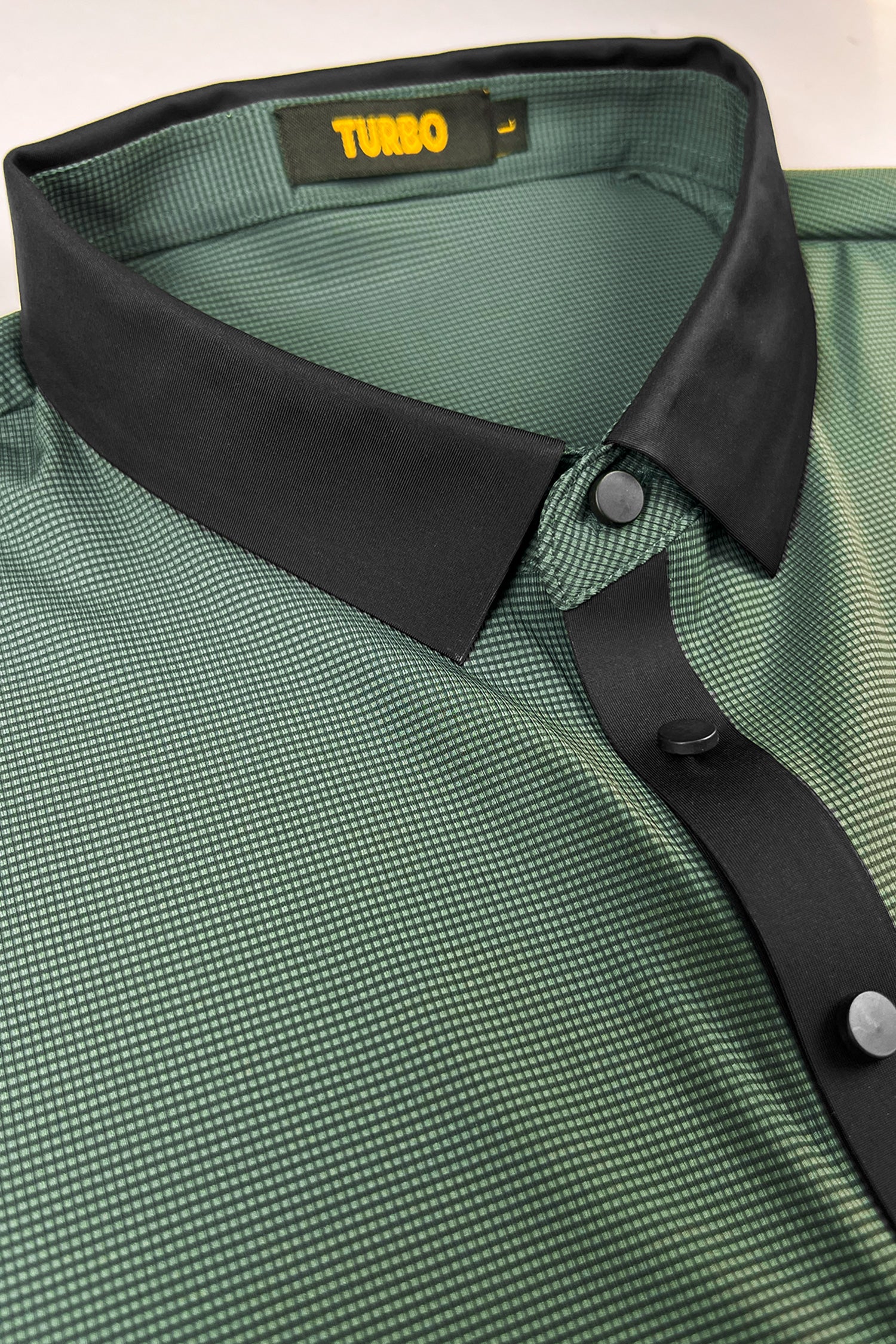 Turbo Vintage Crisp Textured Men's Polo Shirt - Image 2