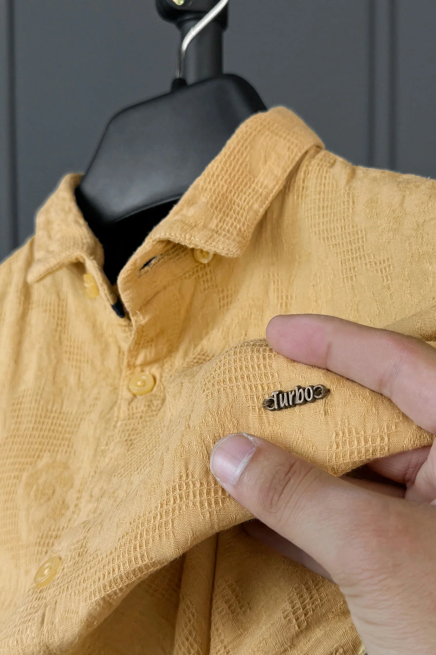 Turbo Vintage Patterend Long Sleeve Cotton Casual Shirt - Image 13