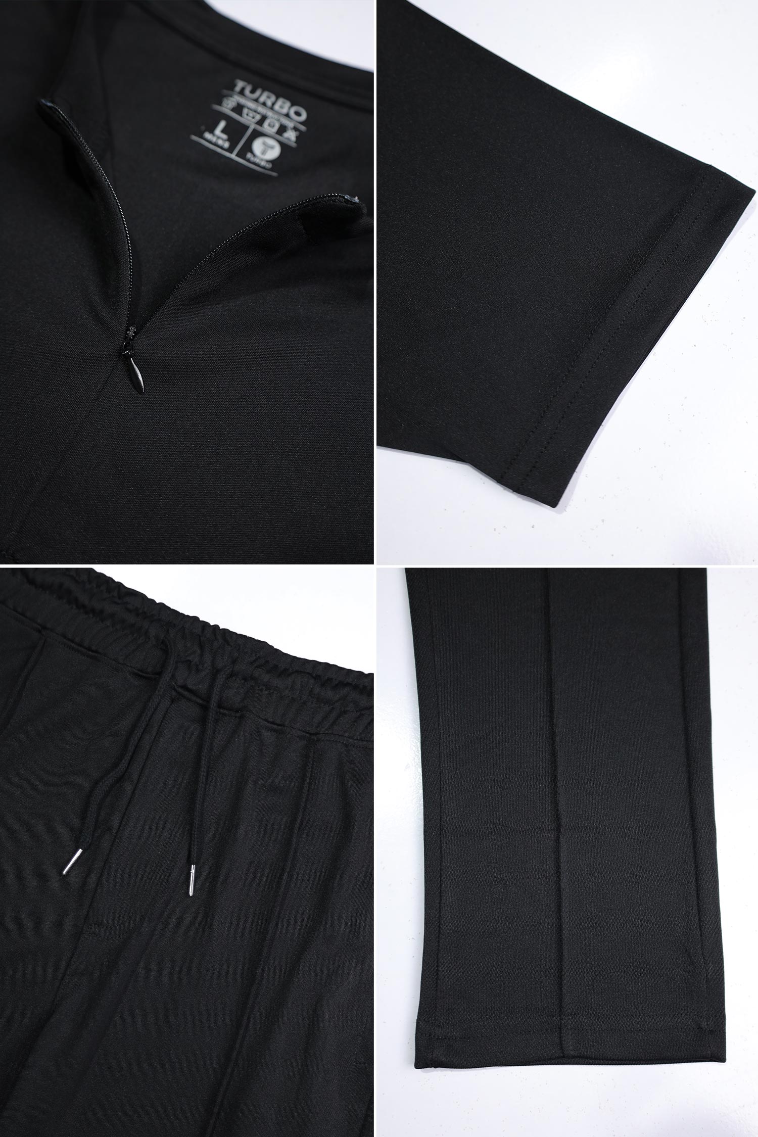 Turbo Zip-Neck Top Style Men's Tracksuit - Image 9