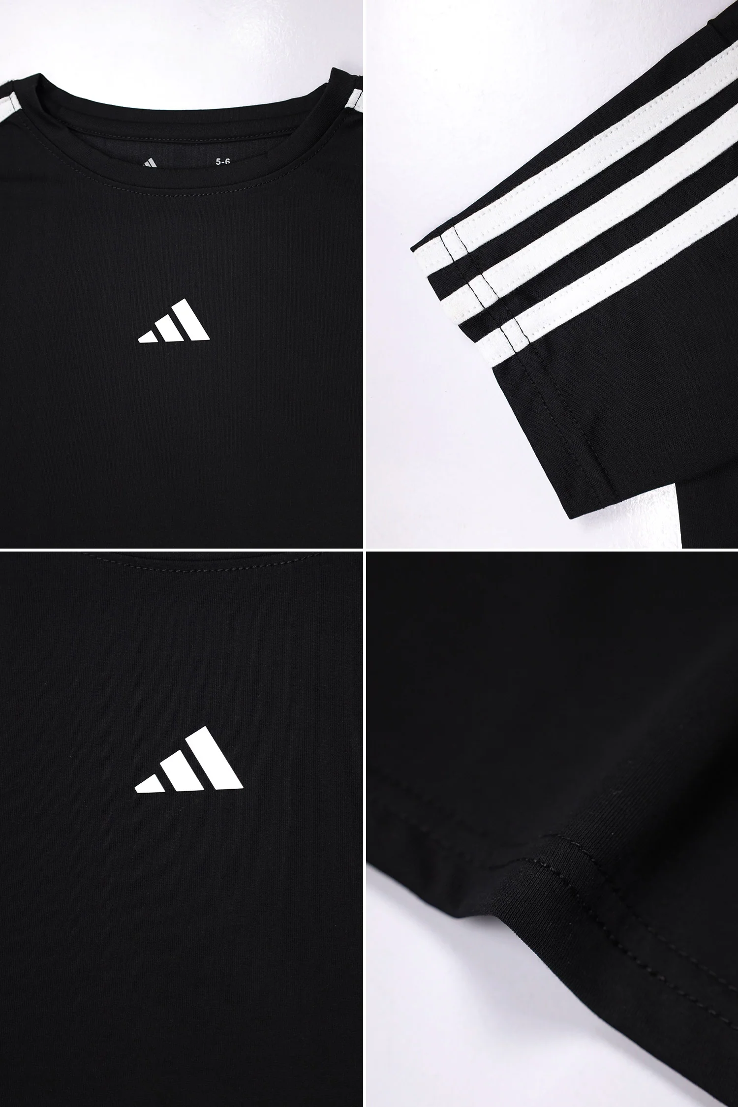 Adds Essentials 3-Stripes Younger Kids T-Shirt - Image 6