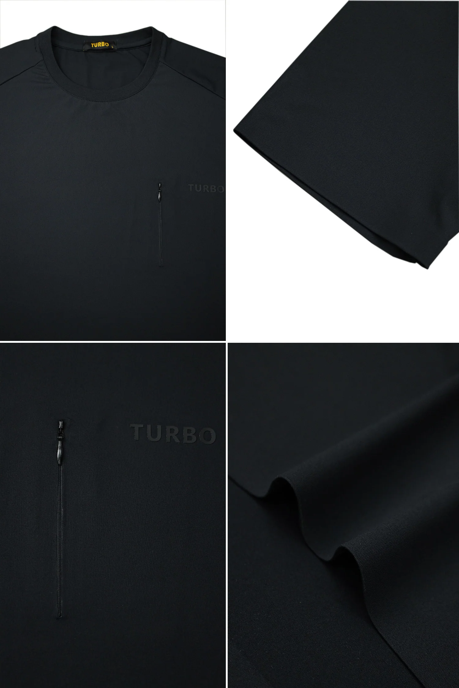 Turbo Zipper Chest Style Summer Tee - Image 6